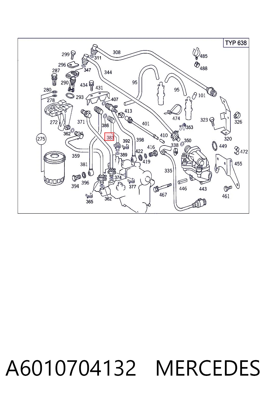 A6010704132 Mercedes