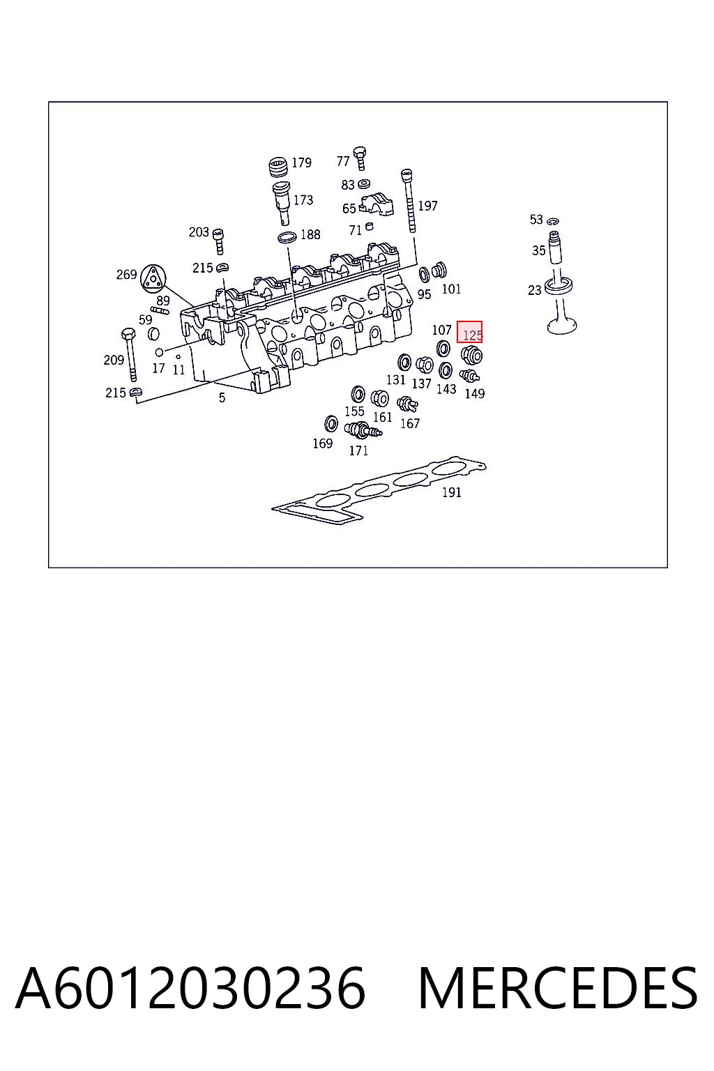 A6012030236 Mercedes