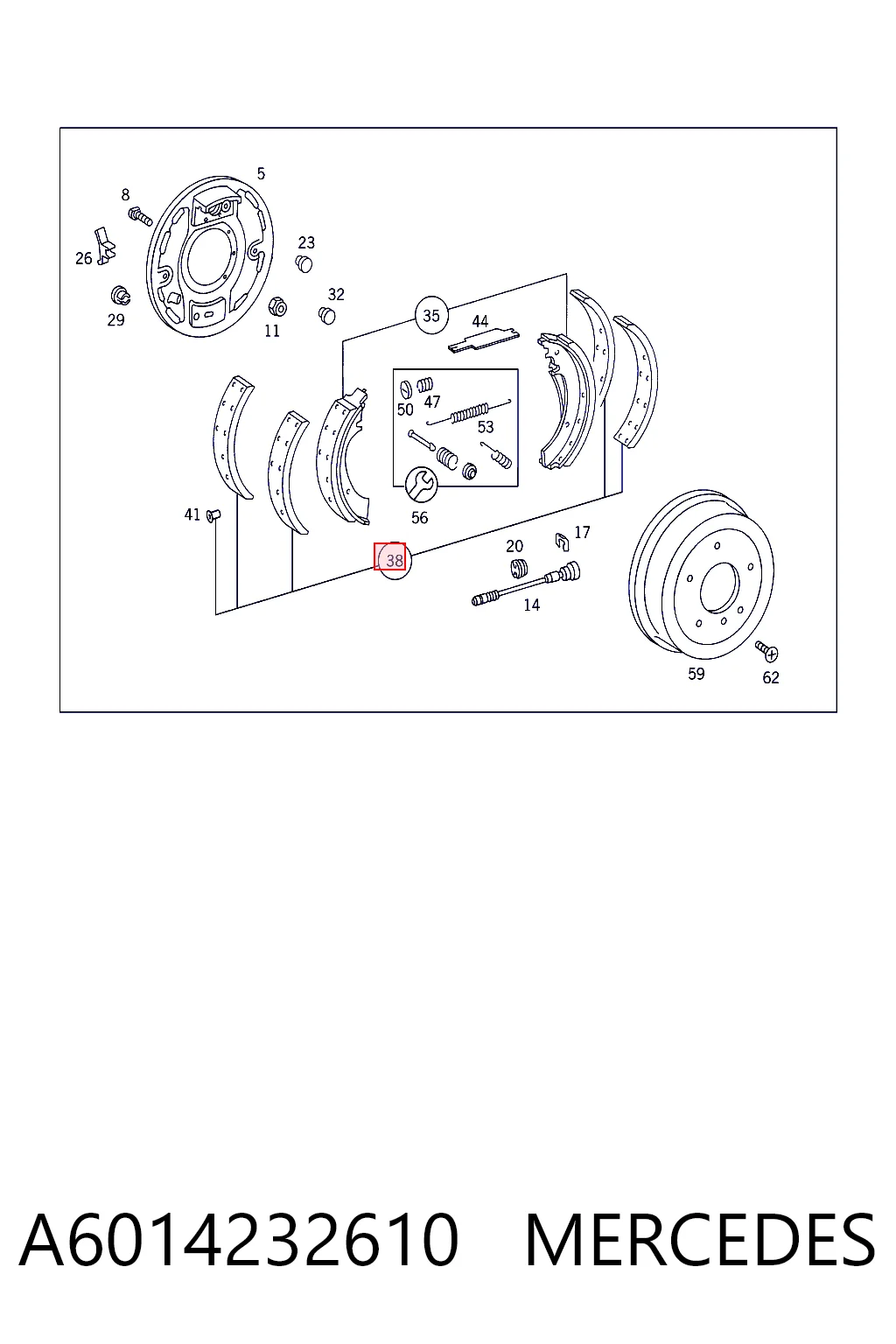 Compre 12999433VT Wabco Sapatas do freio traseiras de tambor