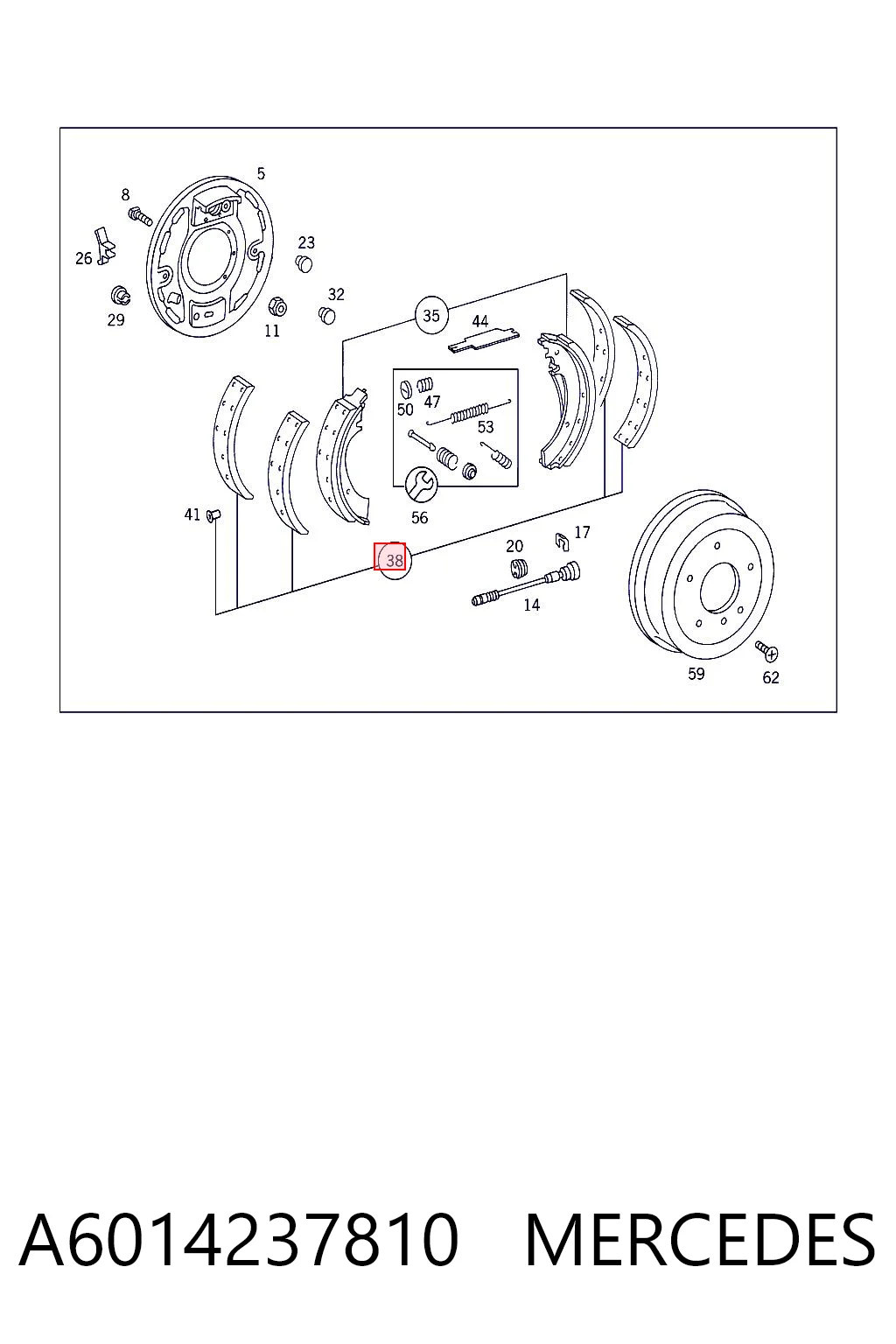 A6014237810 Mercedes