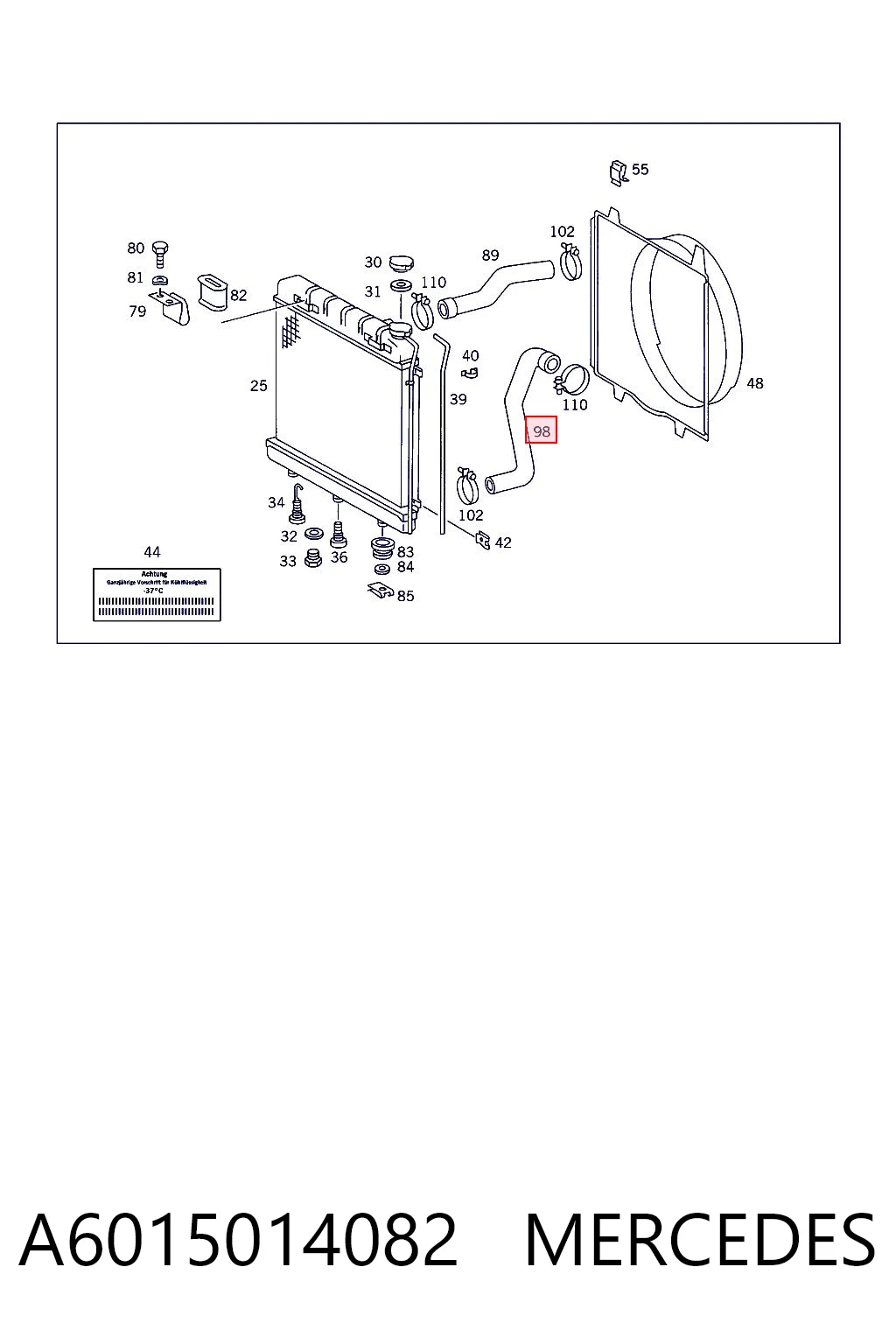 A6015014082 Mercedes