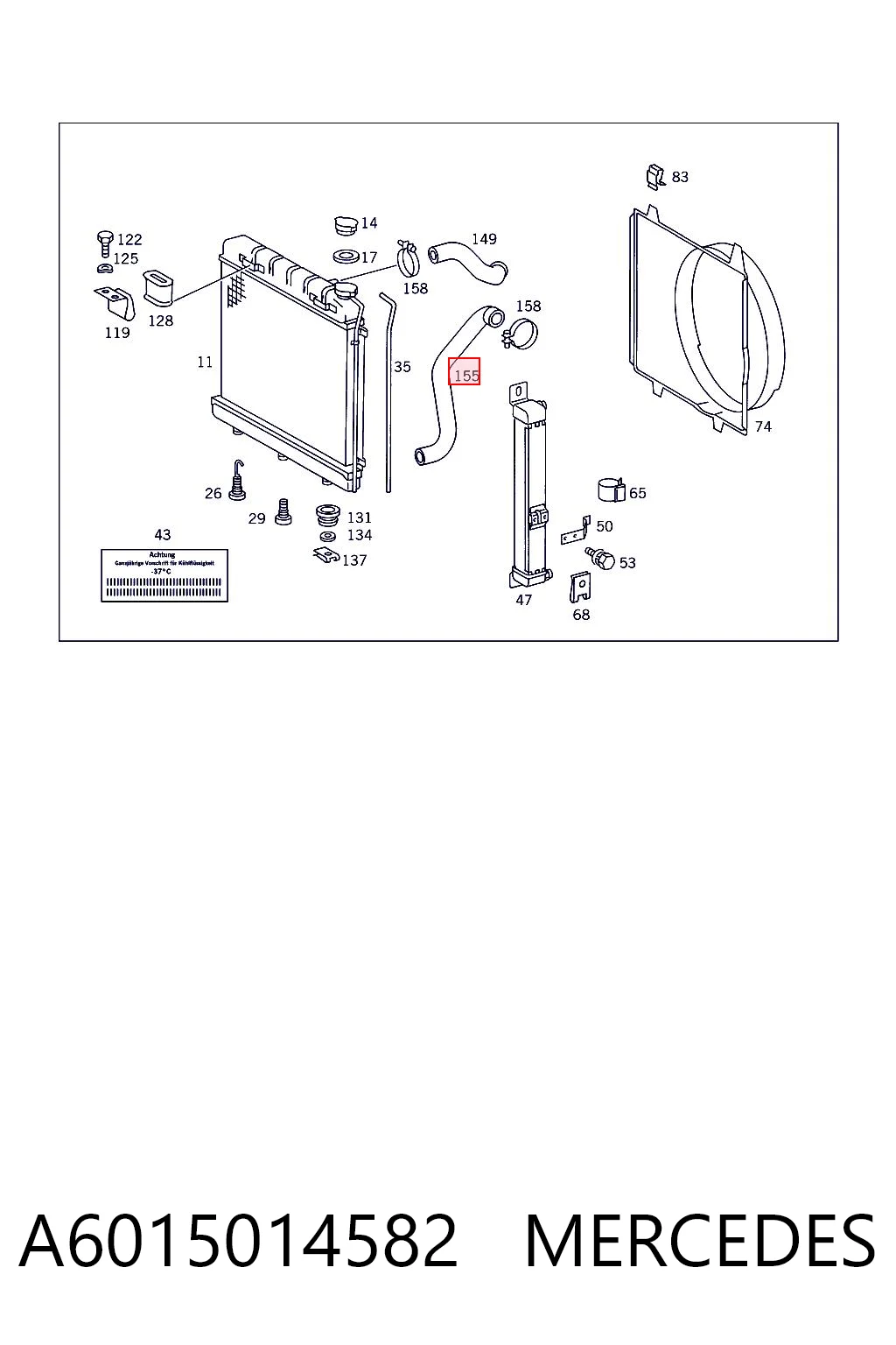 A6015014582 Mercedes