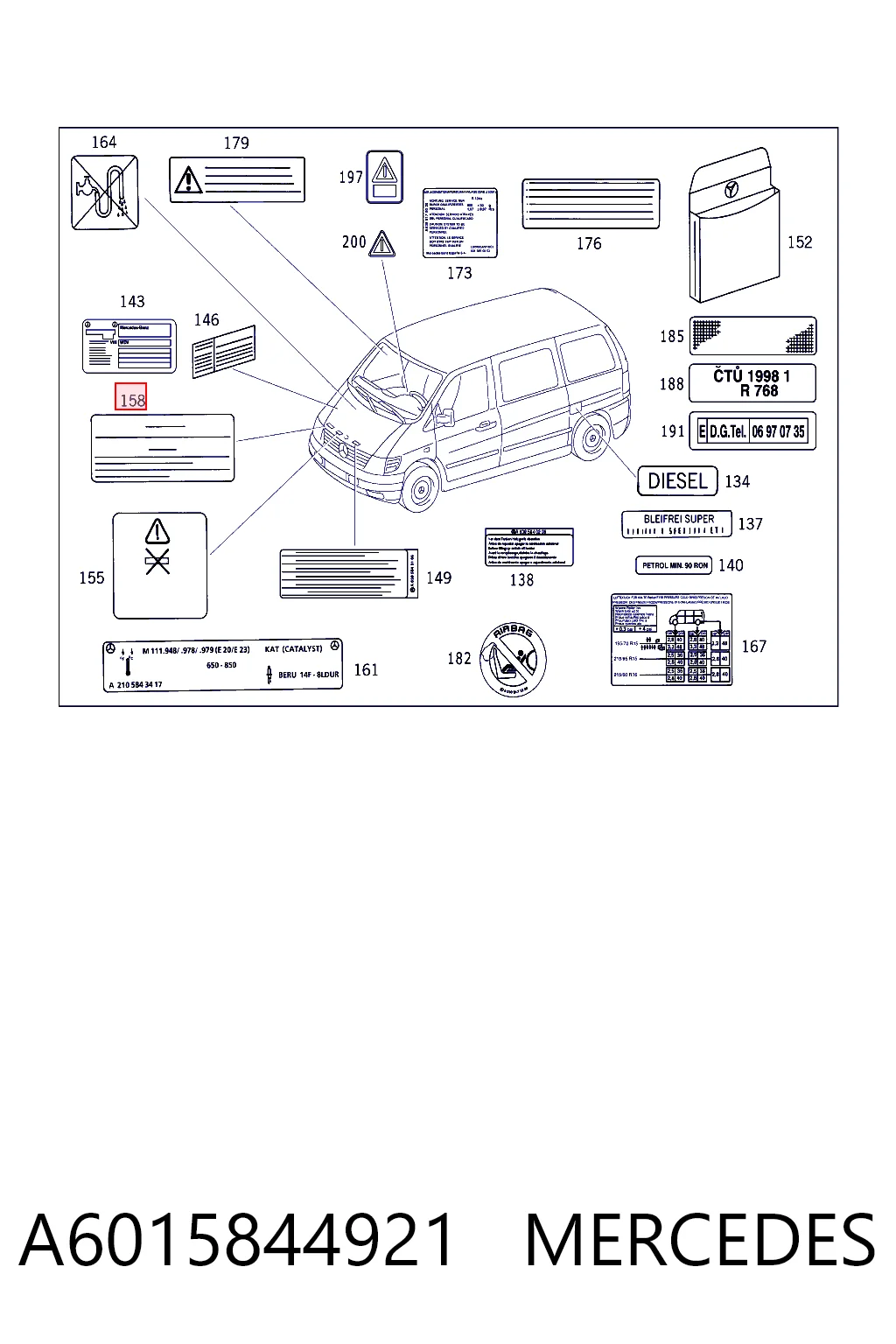 A6015844921 Mercedes