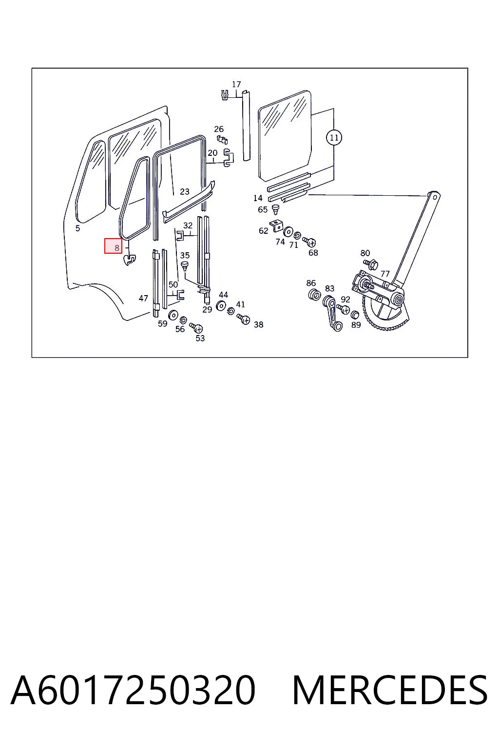 A6017250320 Mercedes
