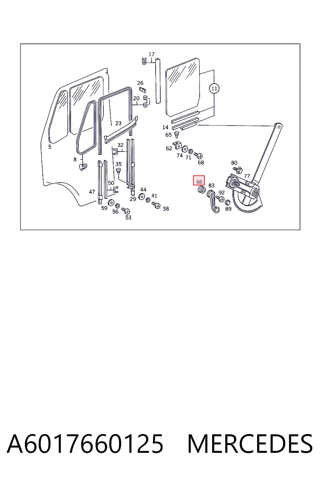 A6017660125 Mercedes