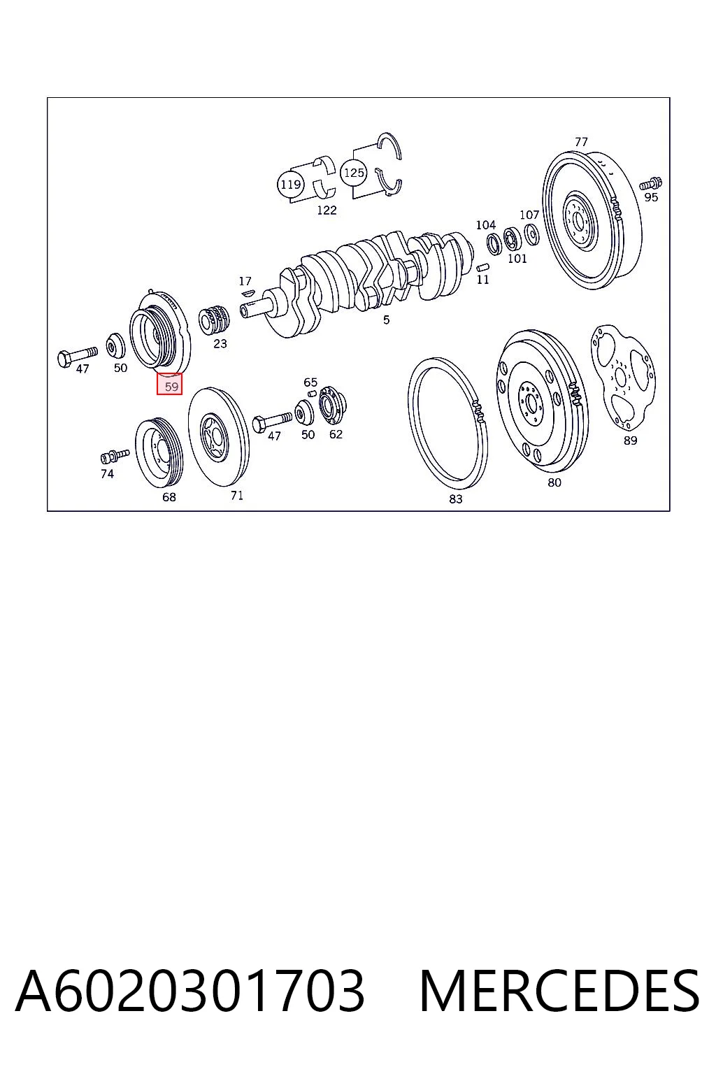 A6020301703 Mercedes