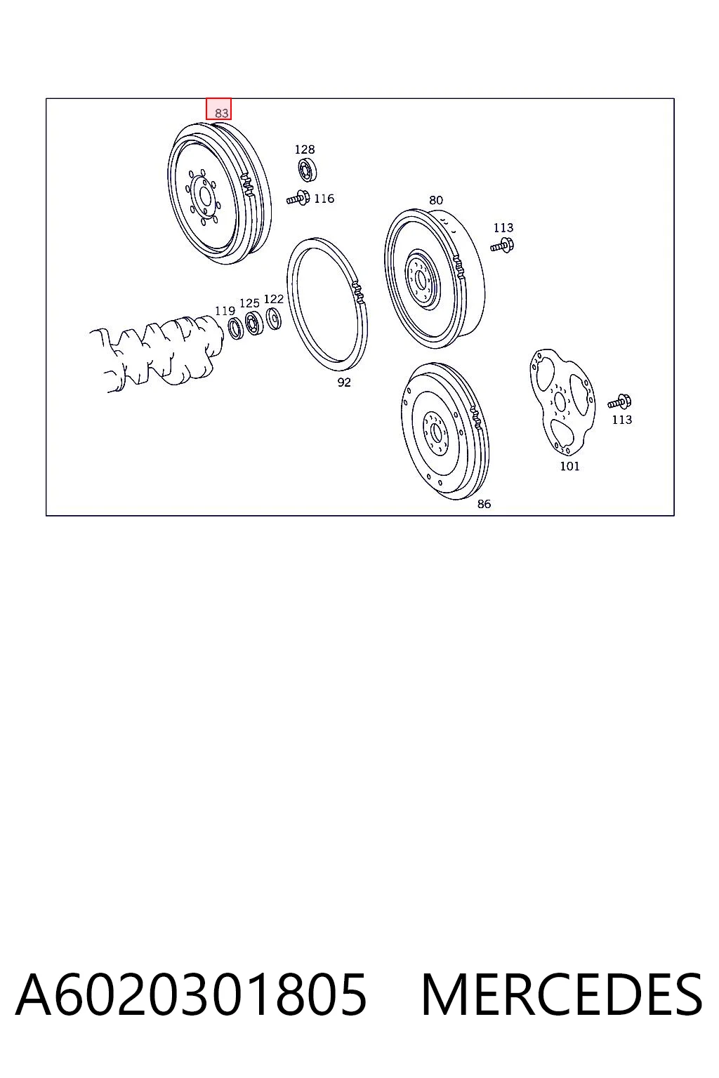 A6020301805 Mercedes