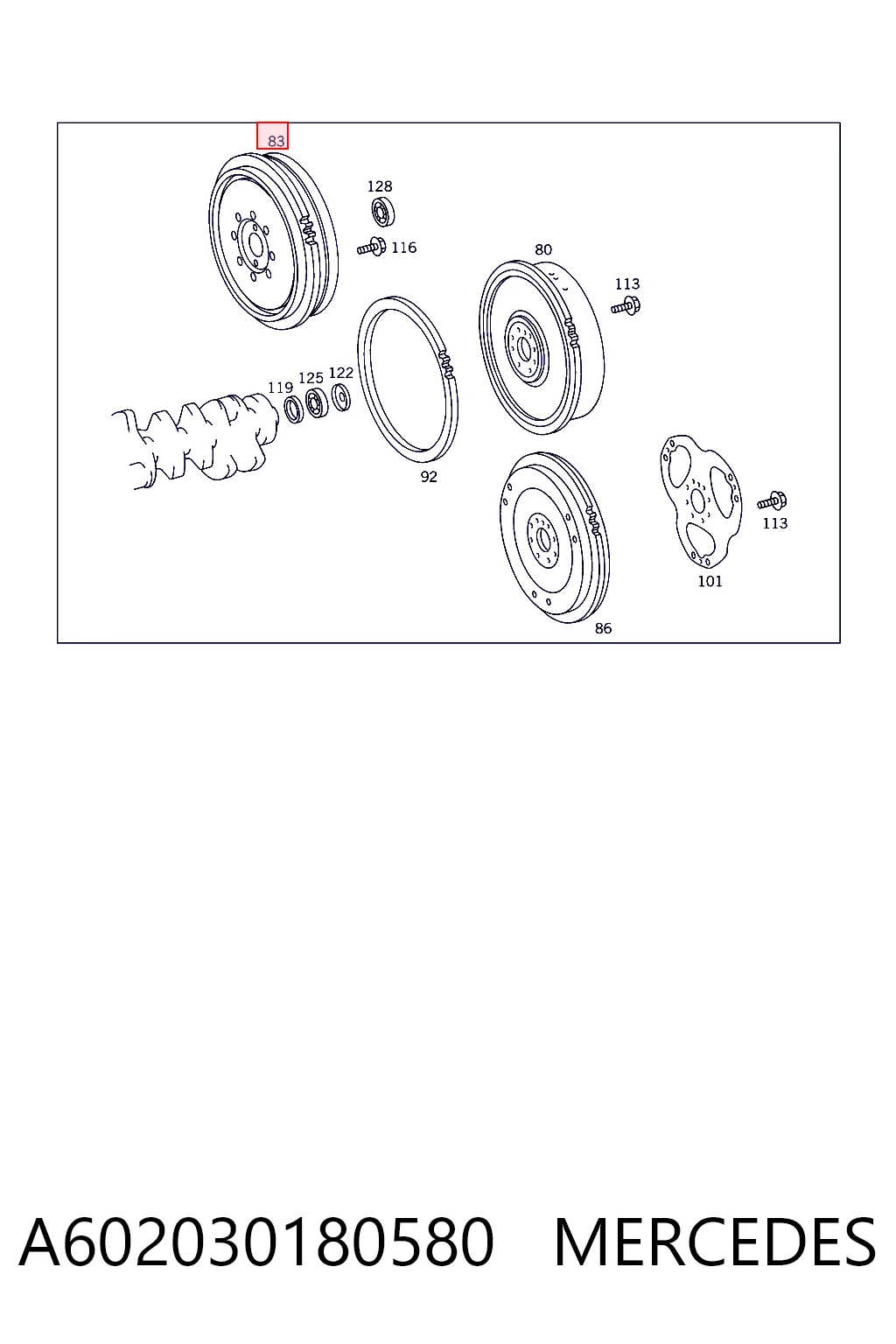 A602030180580 Mercedes