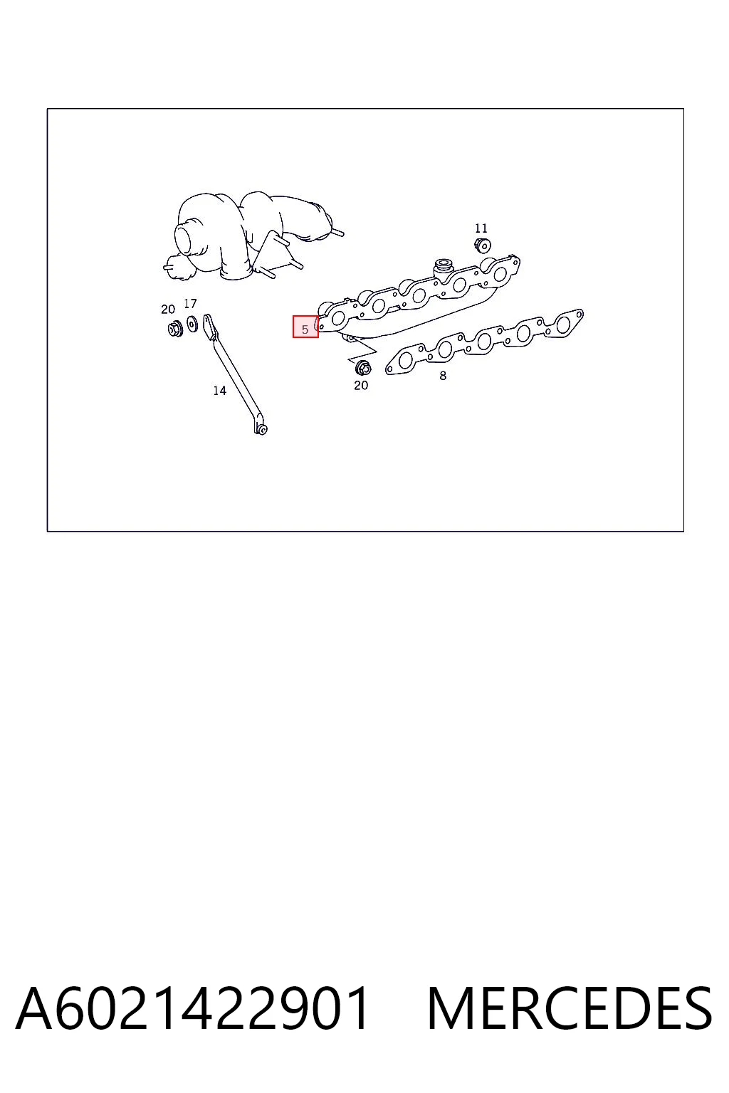 A6021422901 Mercedes