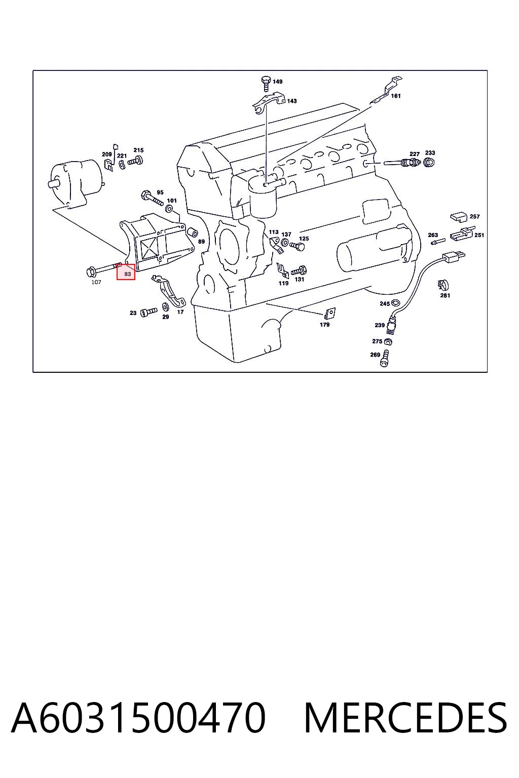 Consola do gerador Mercedes E  W124