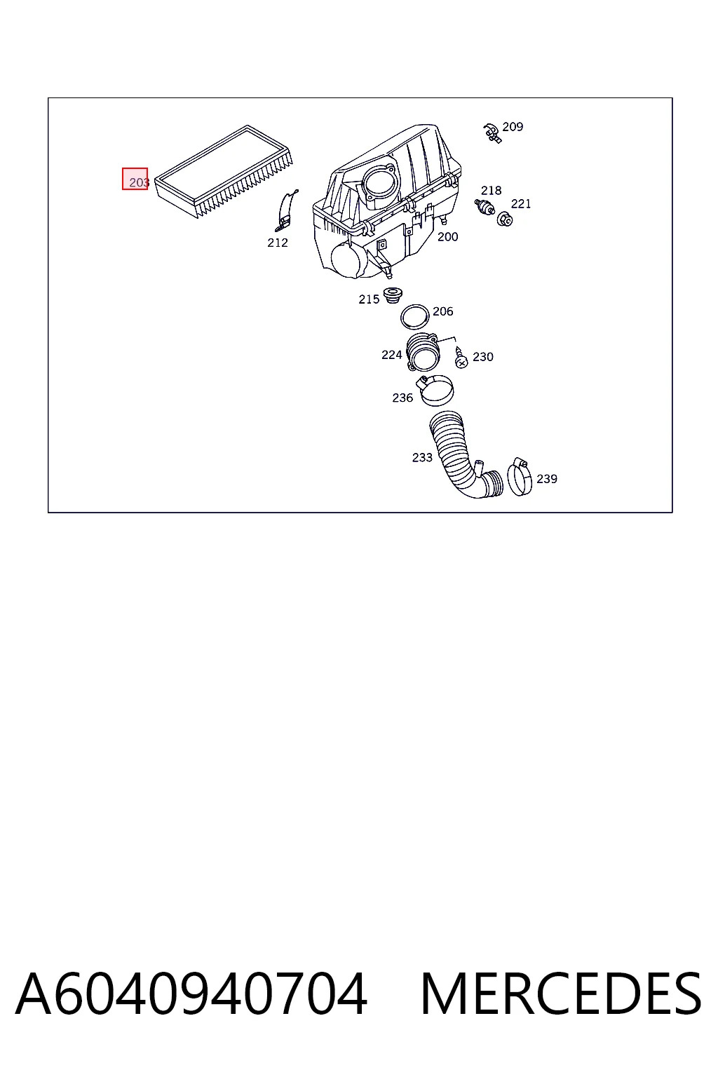 A6040940704 Mercedes