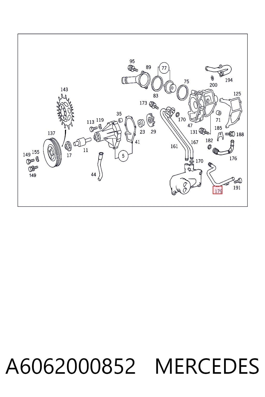 A6062000852 Mercedes