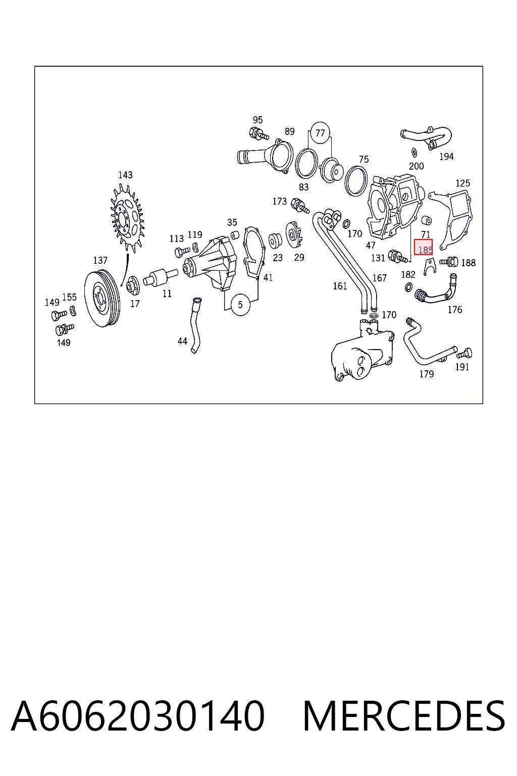 A6062030140 Mercedes