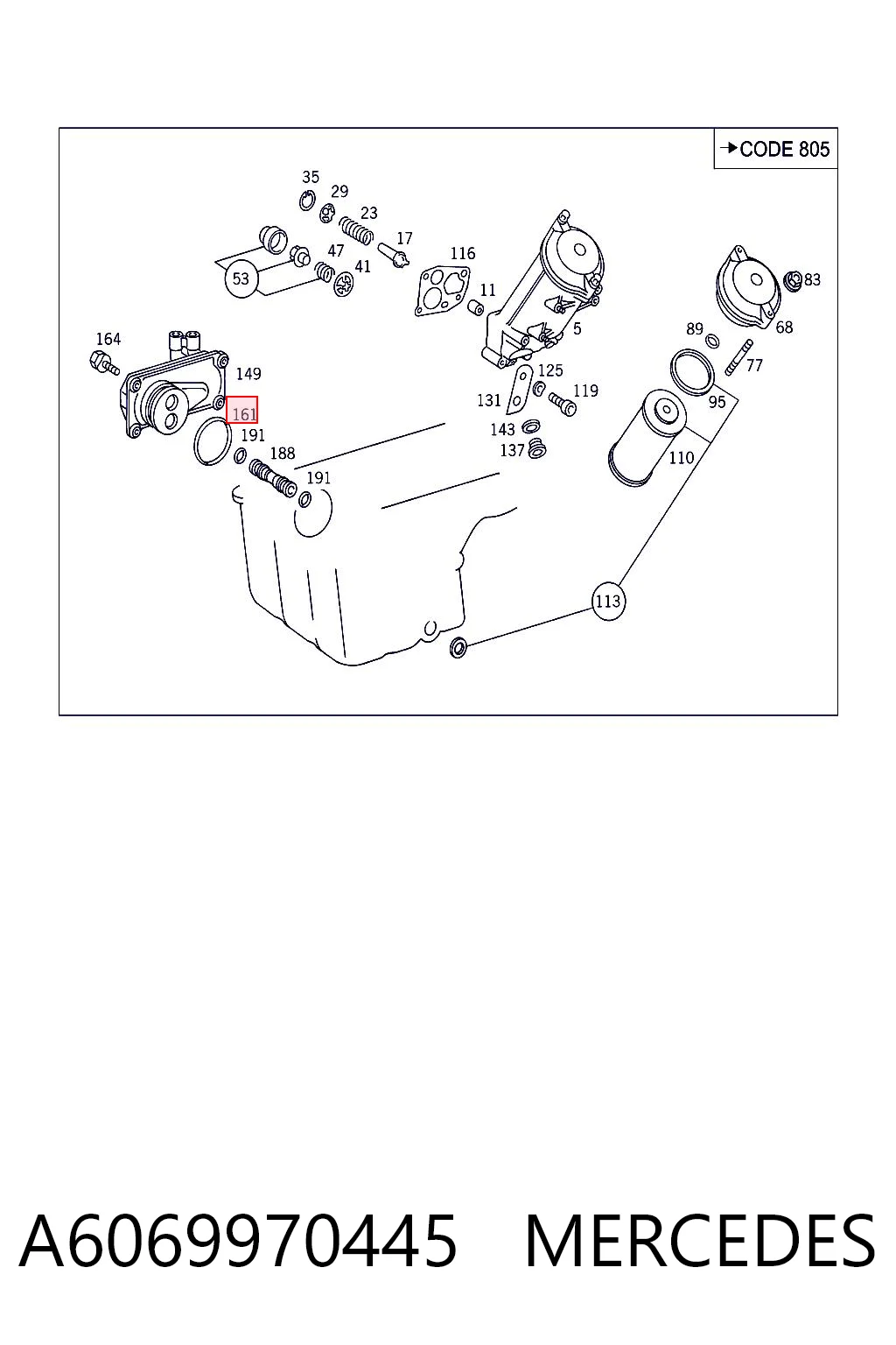 A6069970445 Mercedes