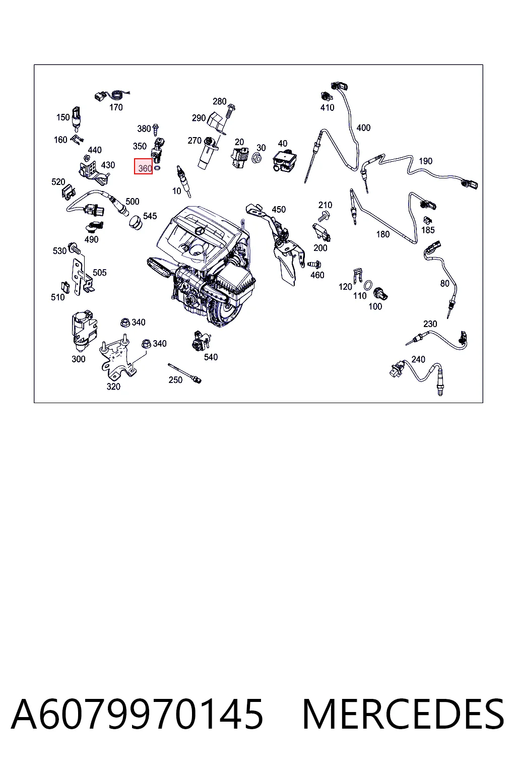 A6079970145 Mercedes