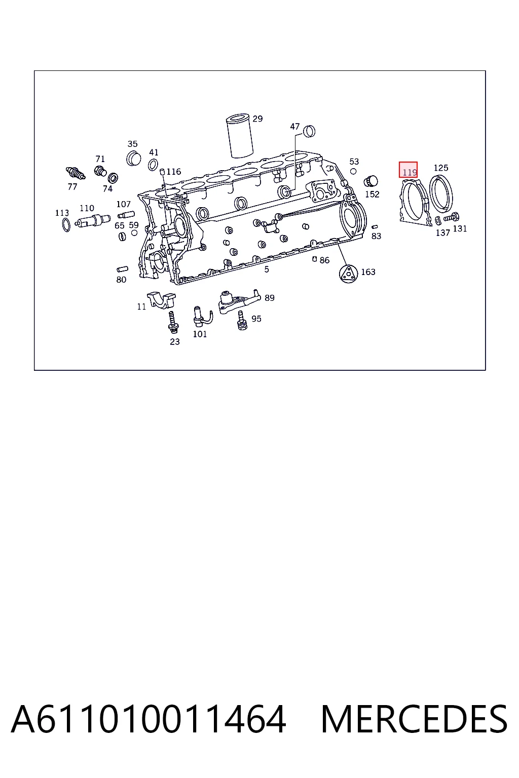 A611010011464 Mercedes
