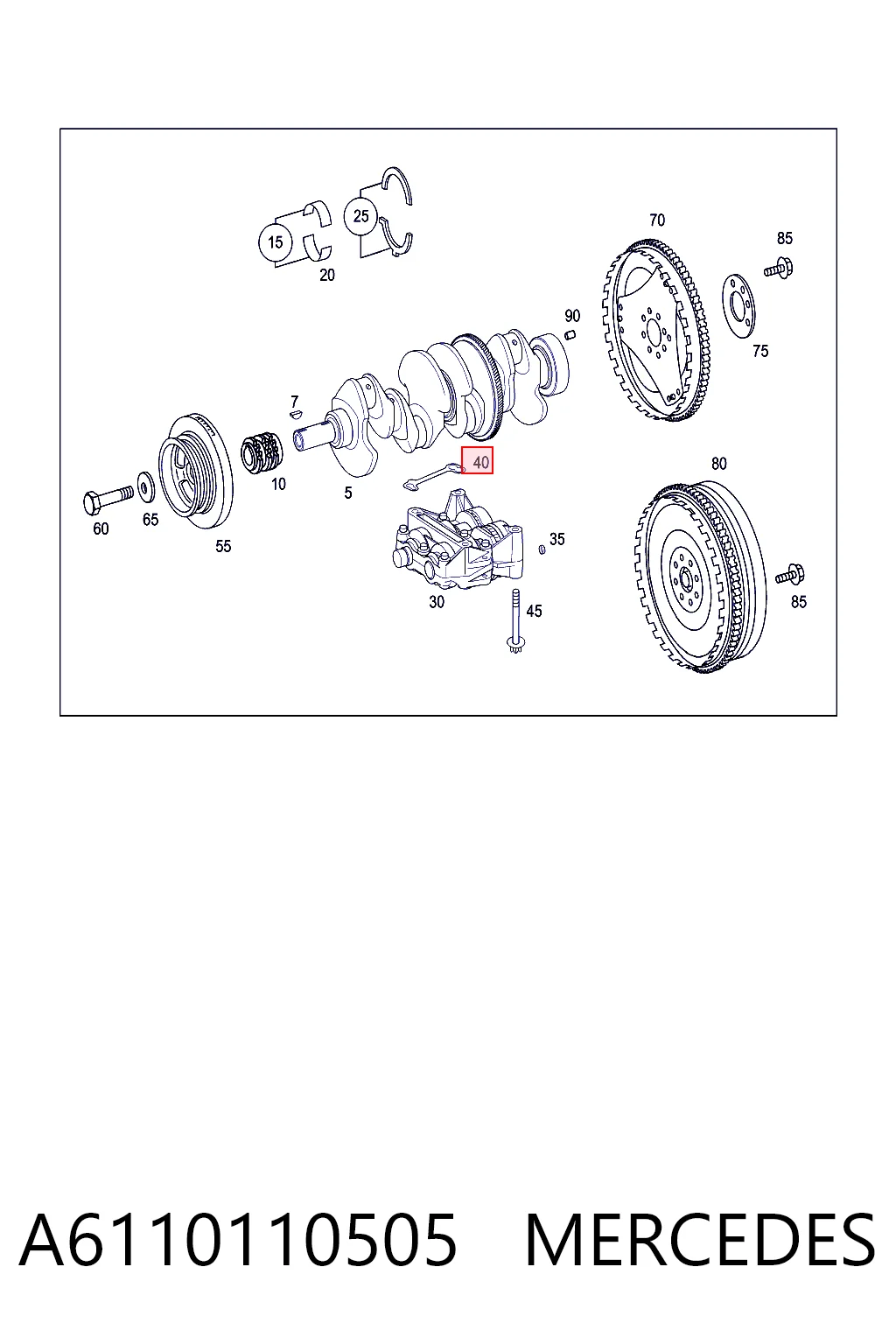 A6110110505 Mercedes
