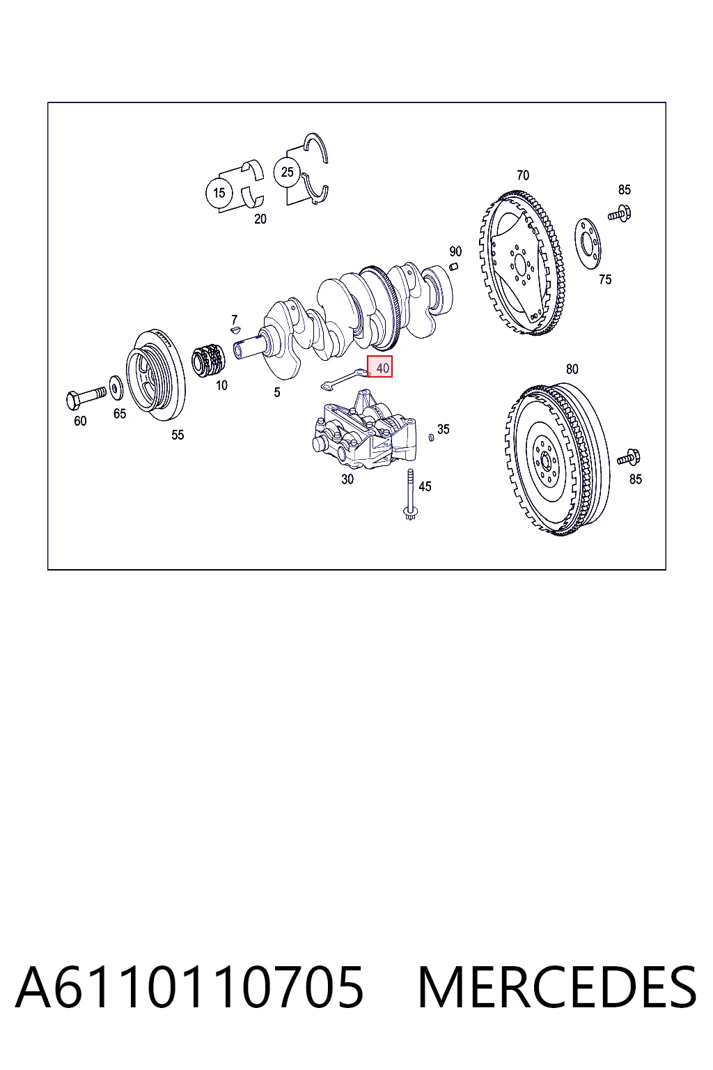 A6110110705 Mercedes