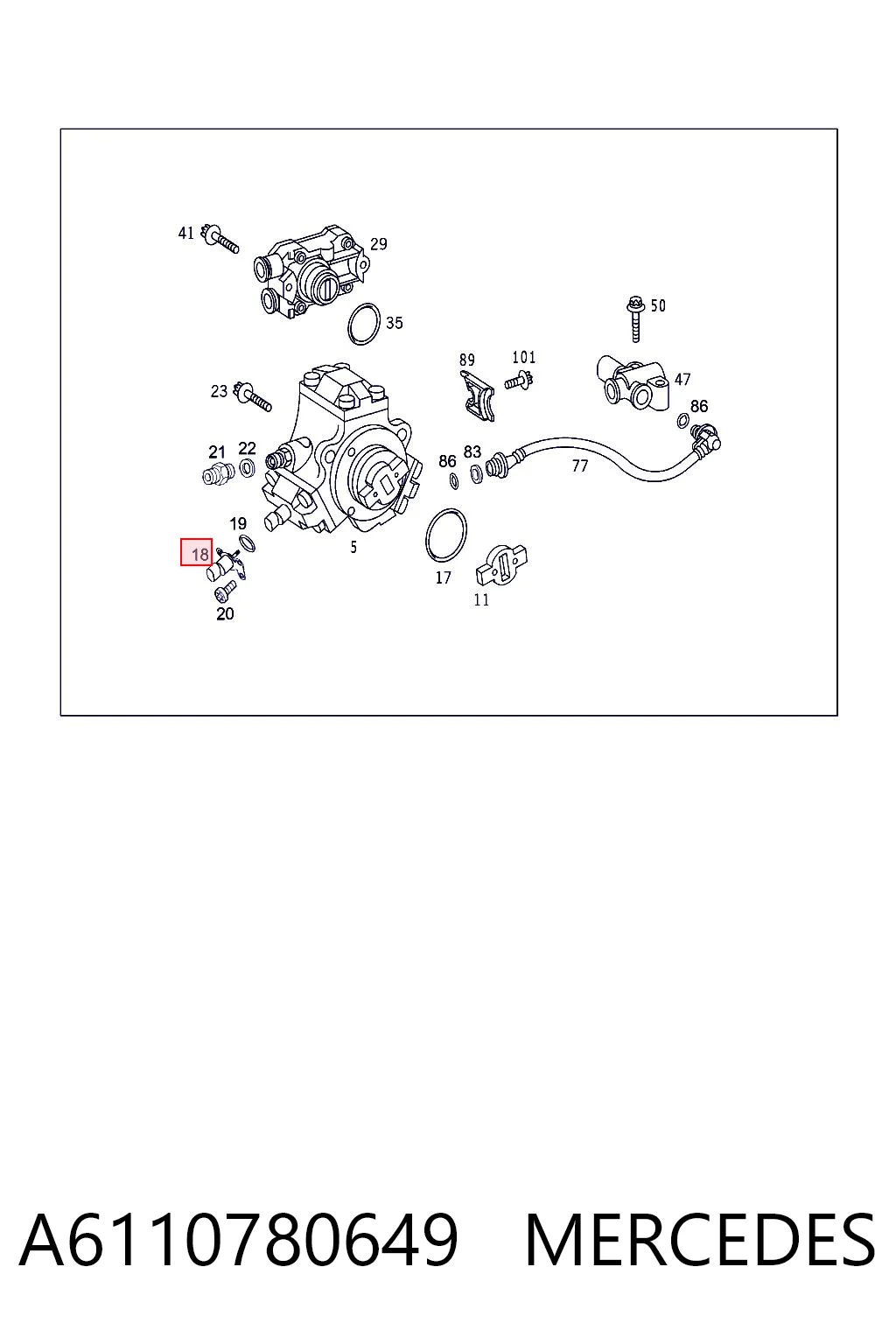 A6110780649 Mercedes