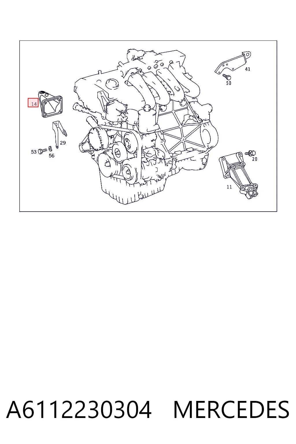 A6112230304 Mercedes