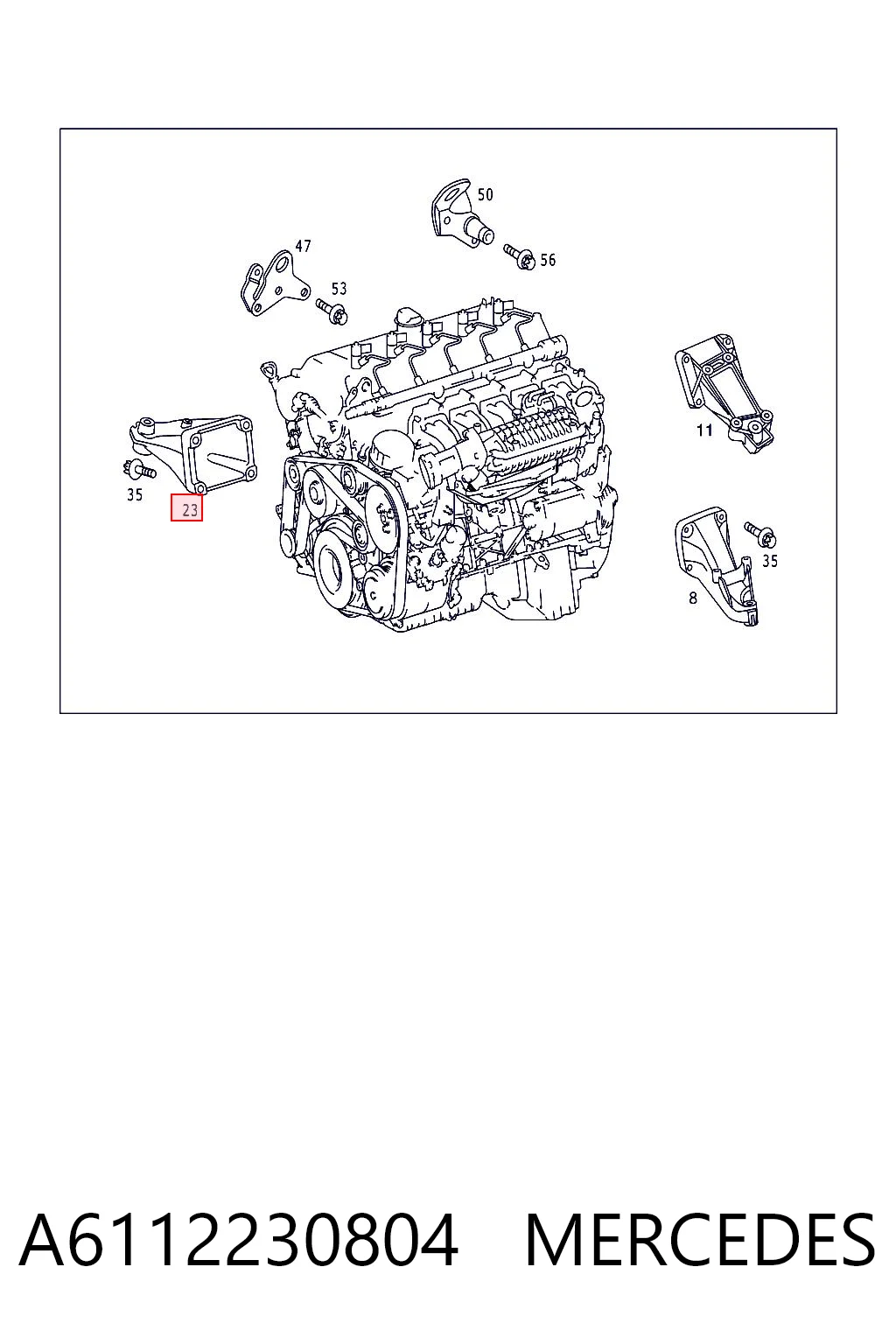 A6112230804 Mercedes
