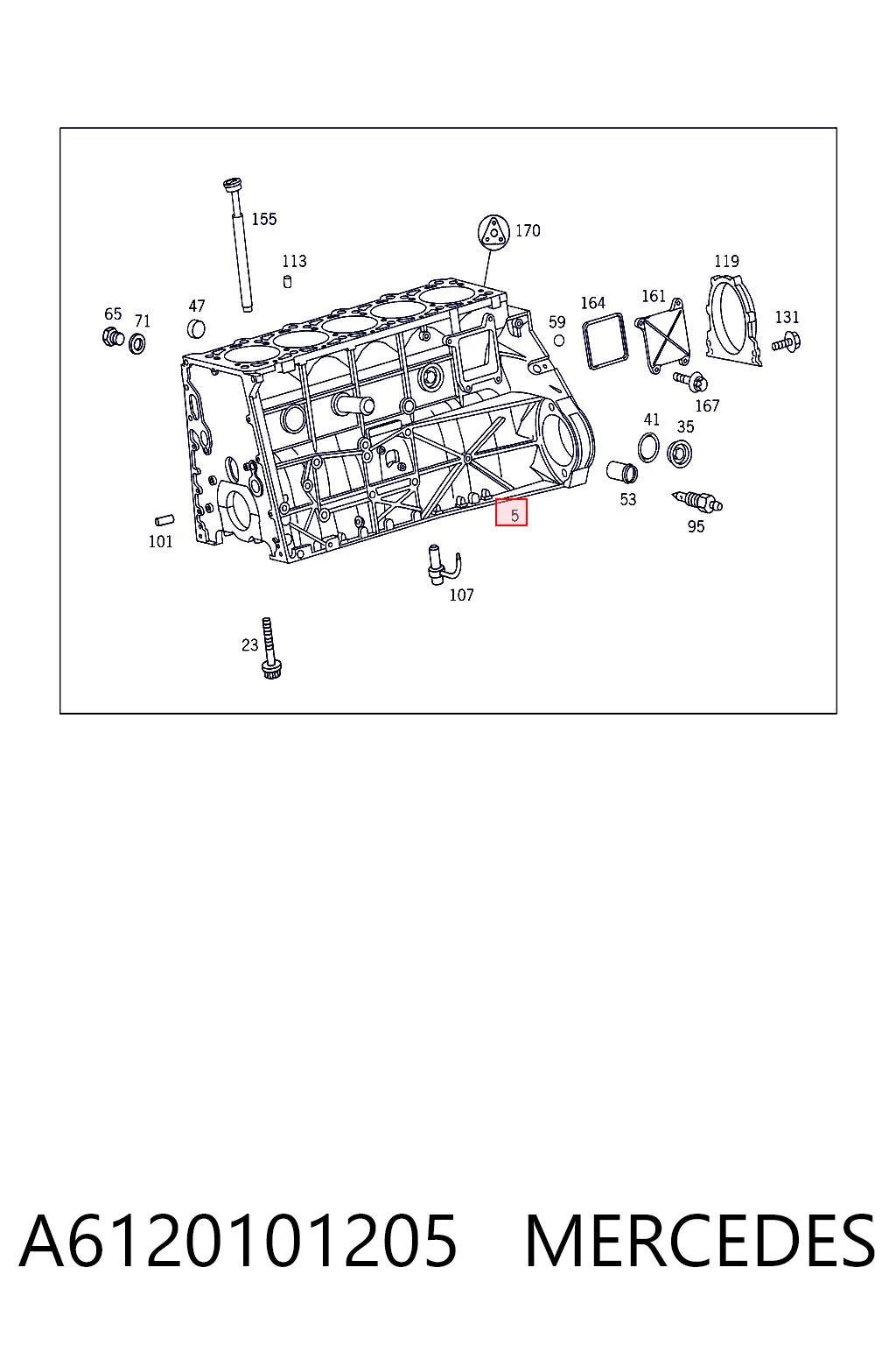 A6120101205 Mercedes