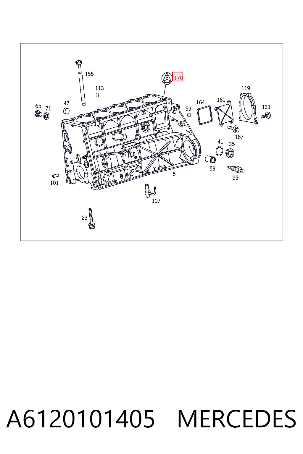 A6120101405 Mercedes