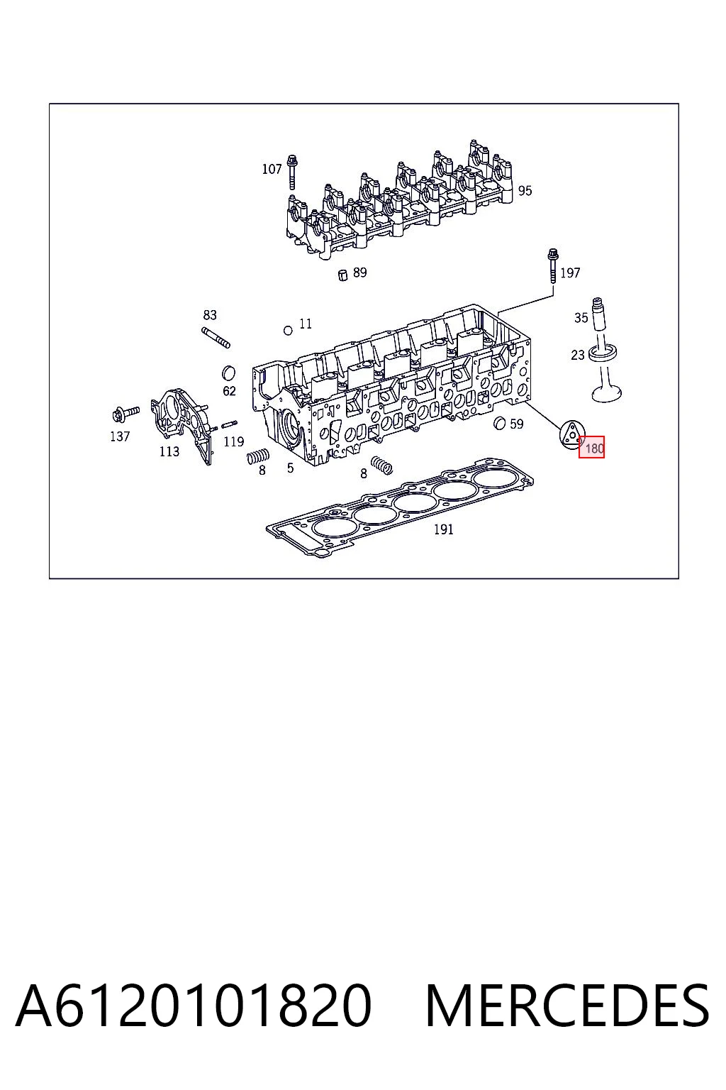 A6120101820 Mercedes