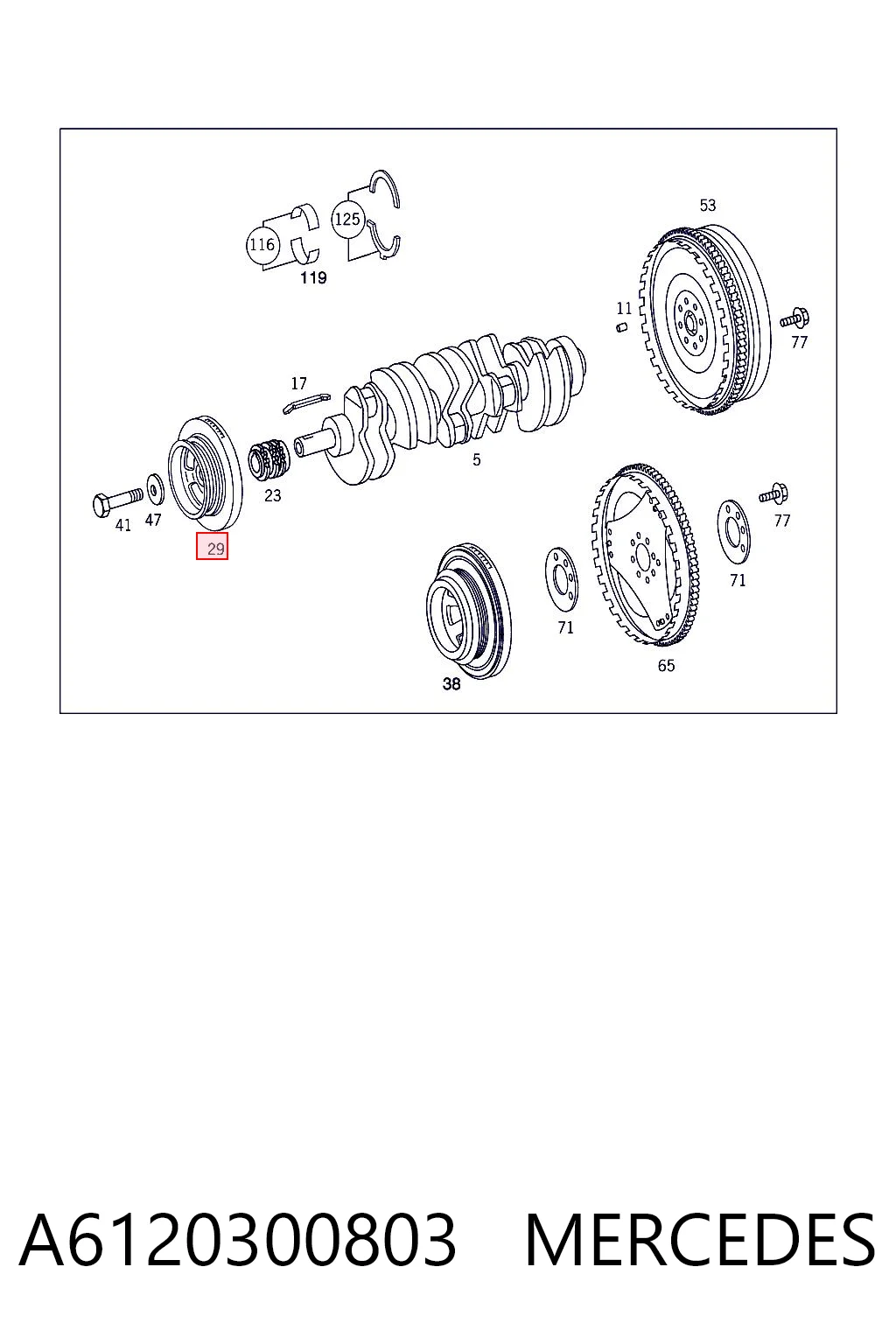 A6120300803 Mercedes