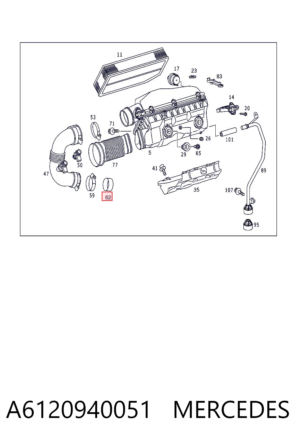 A6120940051 Mercedes