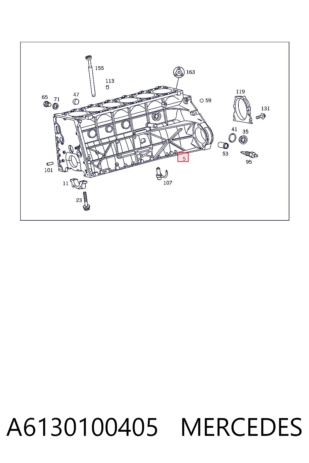 A6130100405 Mercedes