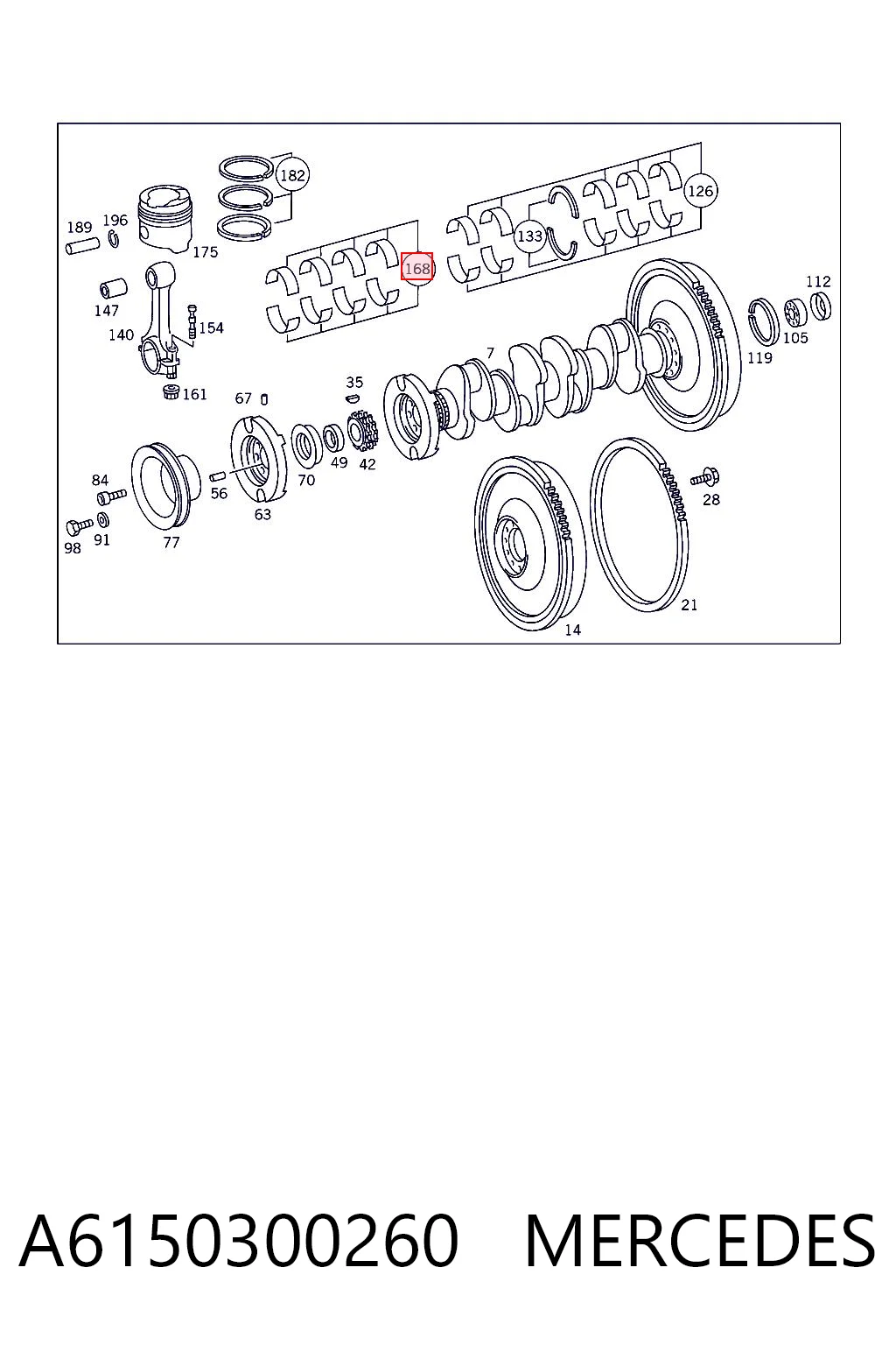 A6150300260 Mercedes