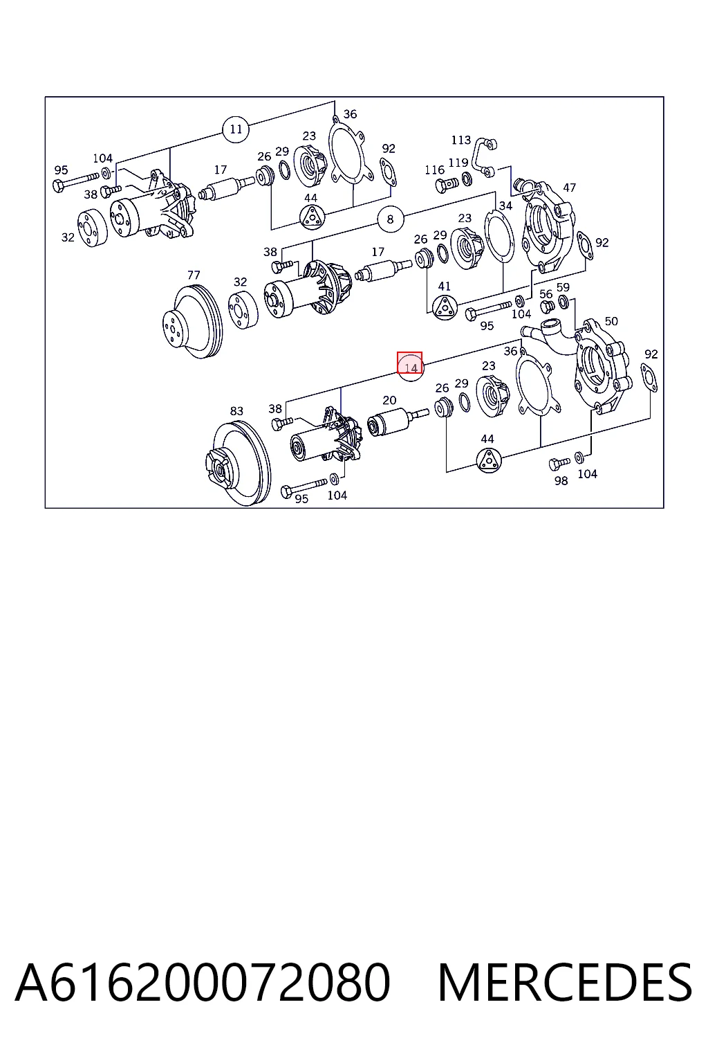 A616200072080 Mercedes