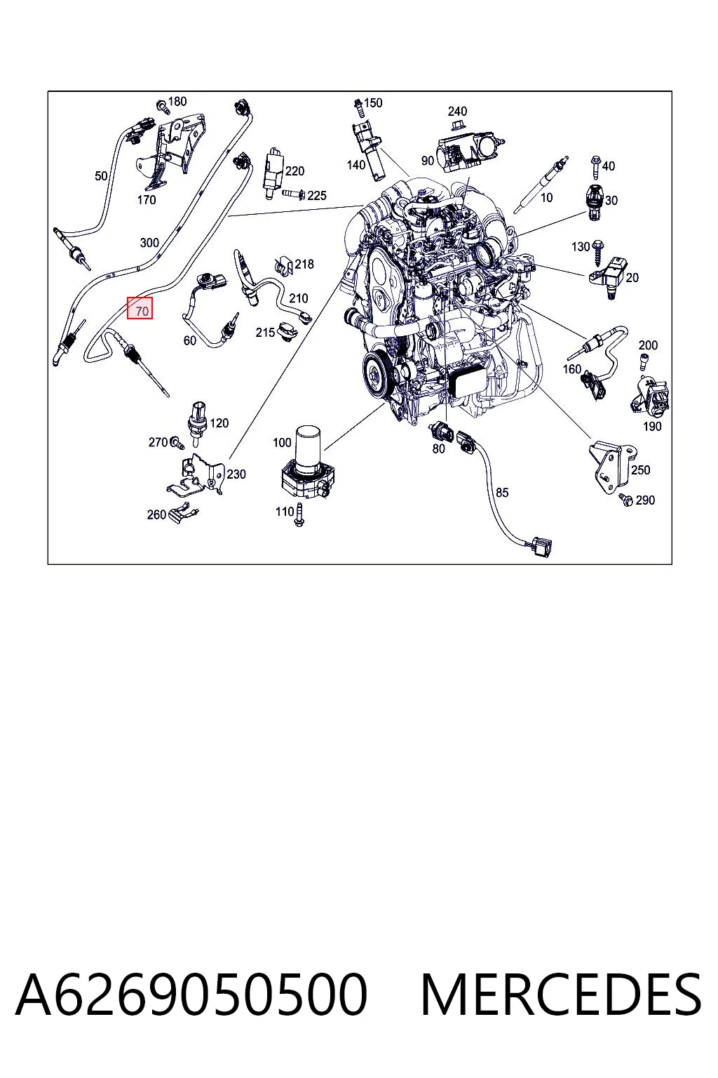 A6269050500 Mercedes