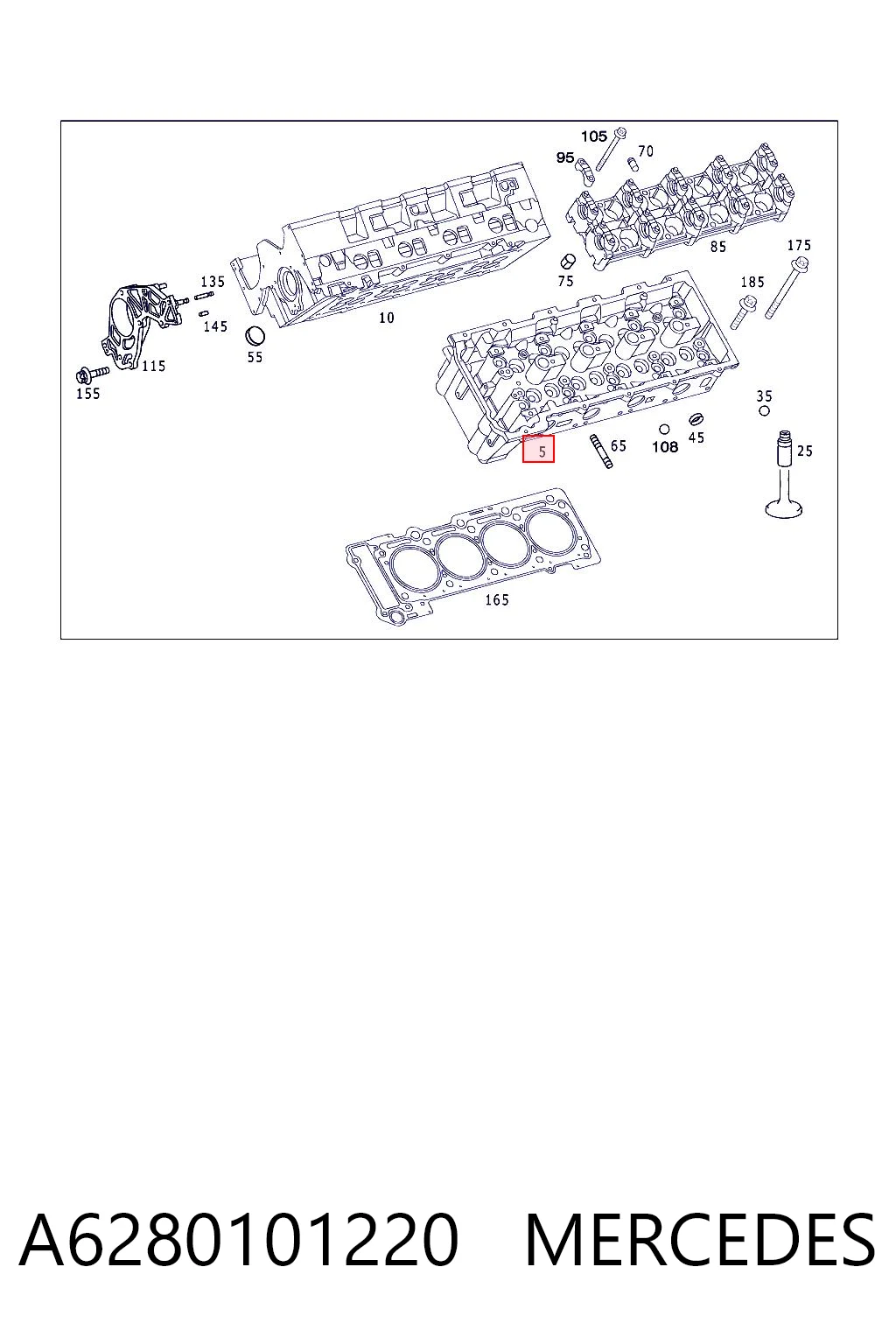 A6280101220 Mercedes