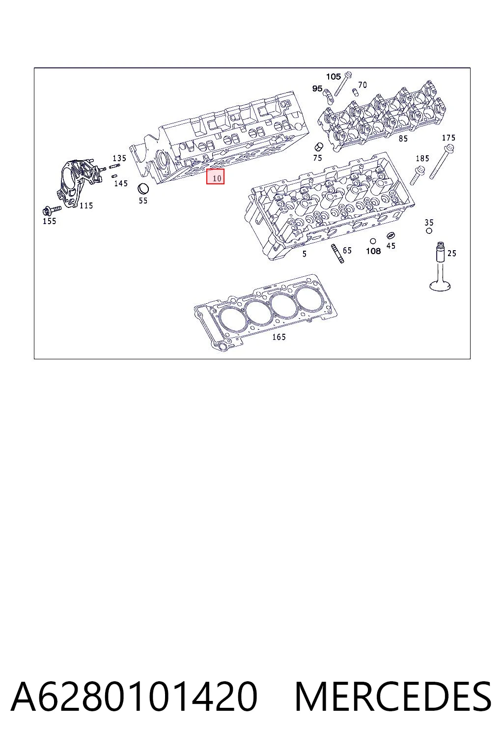 A6280101420 Mercedes