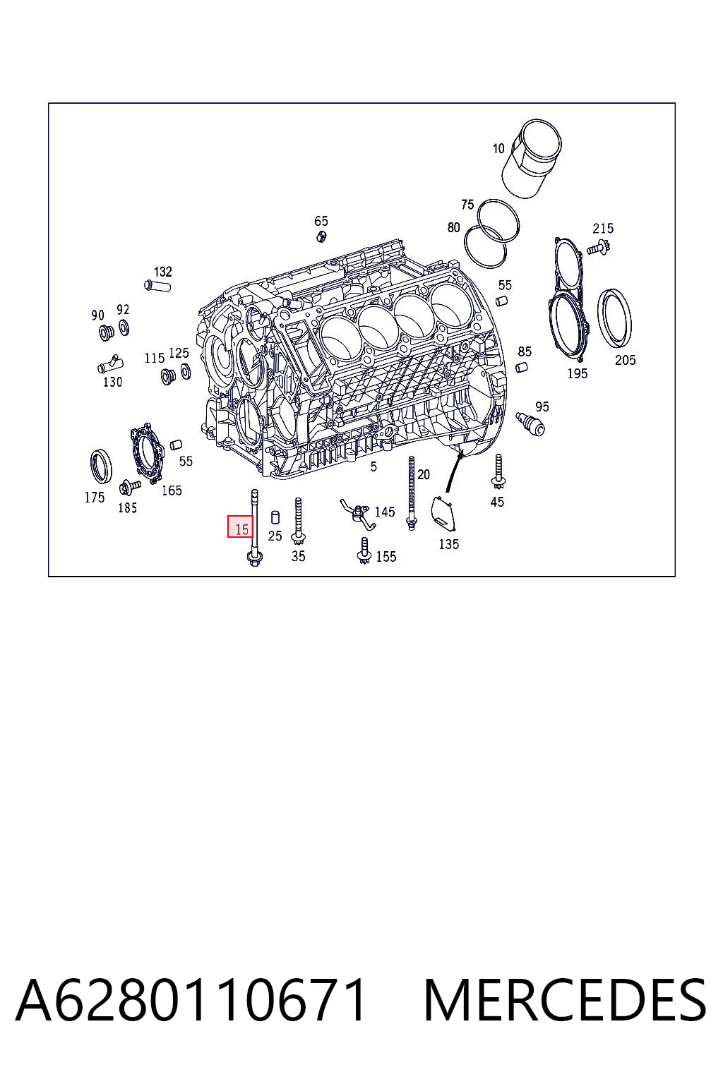 A6280110671 Mercedes