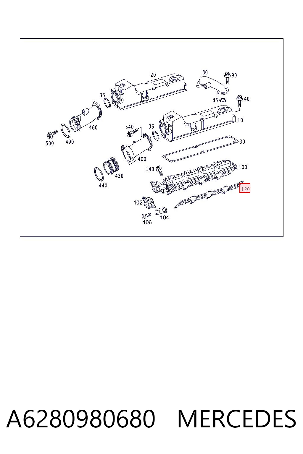 A6280980680 Mercedes