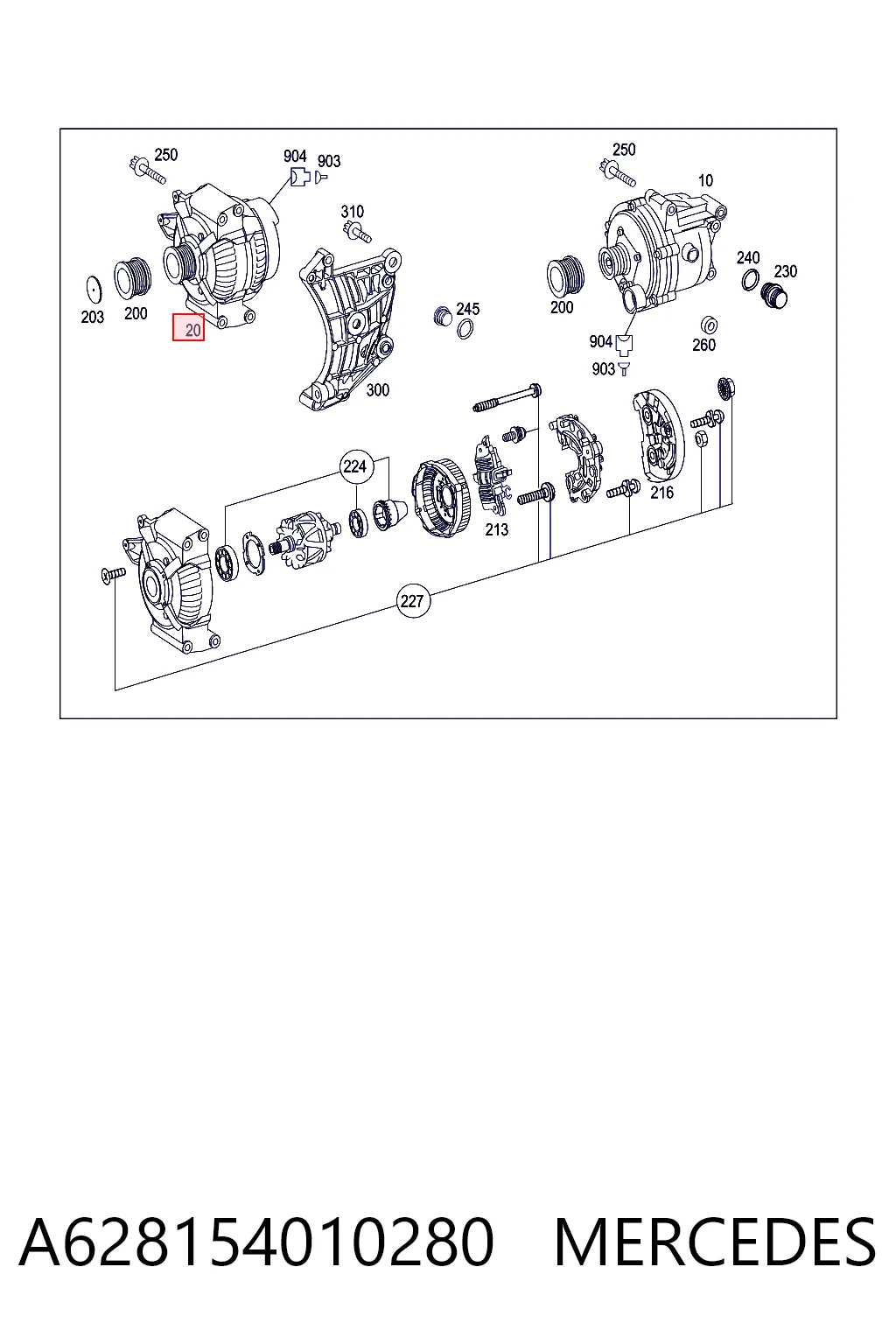 A628154010280 Mercedes