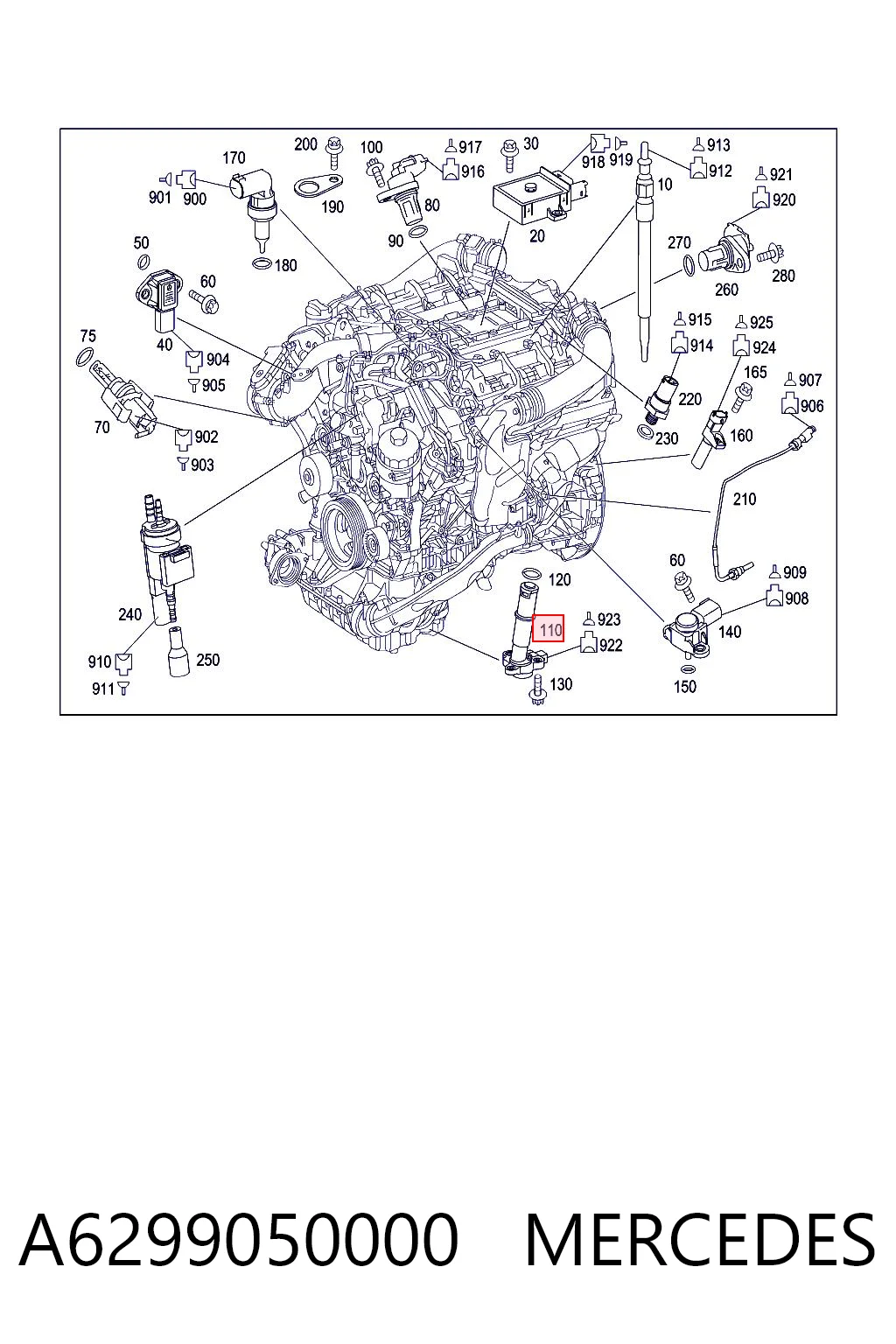 A6299050000 Mercedes