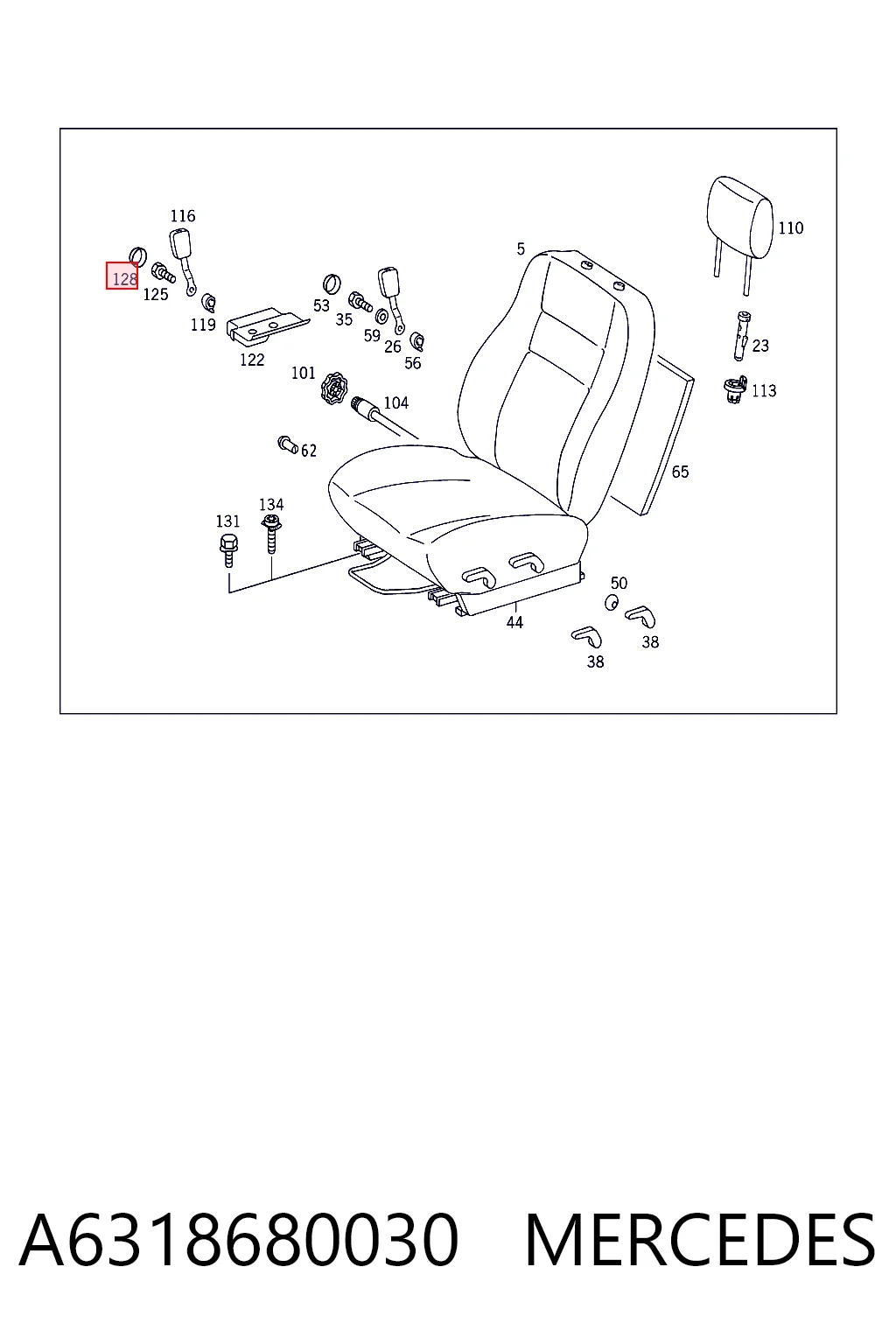 A6318680030 Mercedes