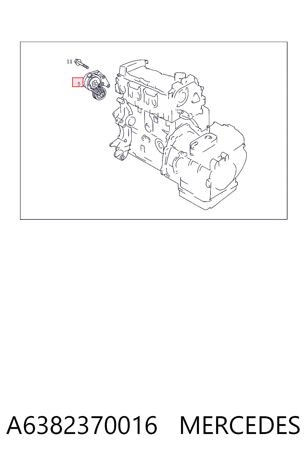 A6382370016 Mercedes
