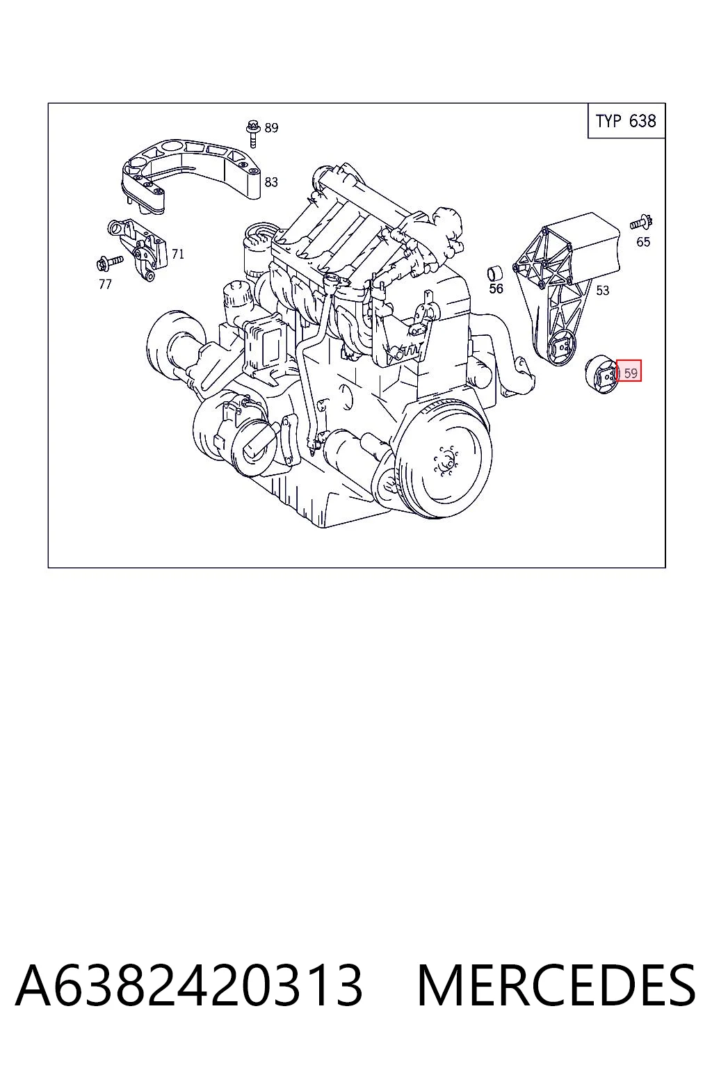 A6382420313 Mercedes