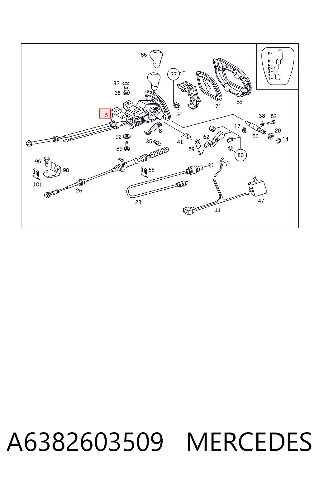 A6382603509 Mercedes