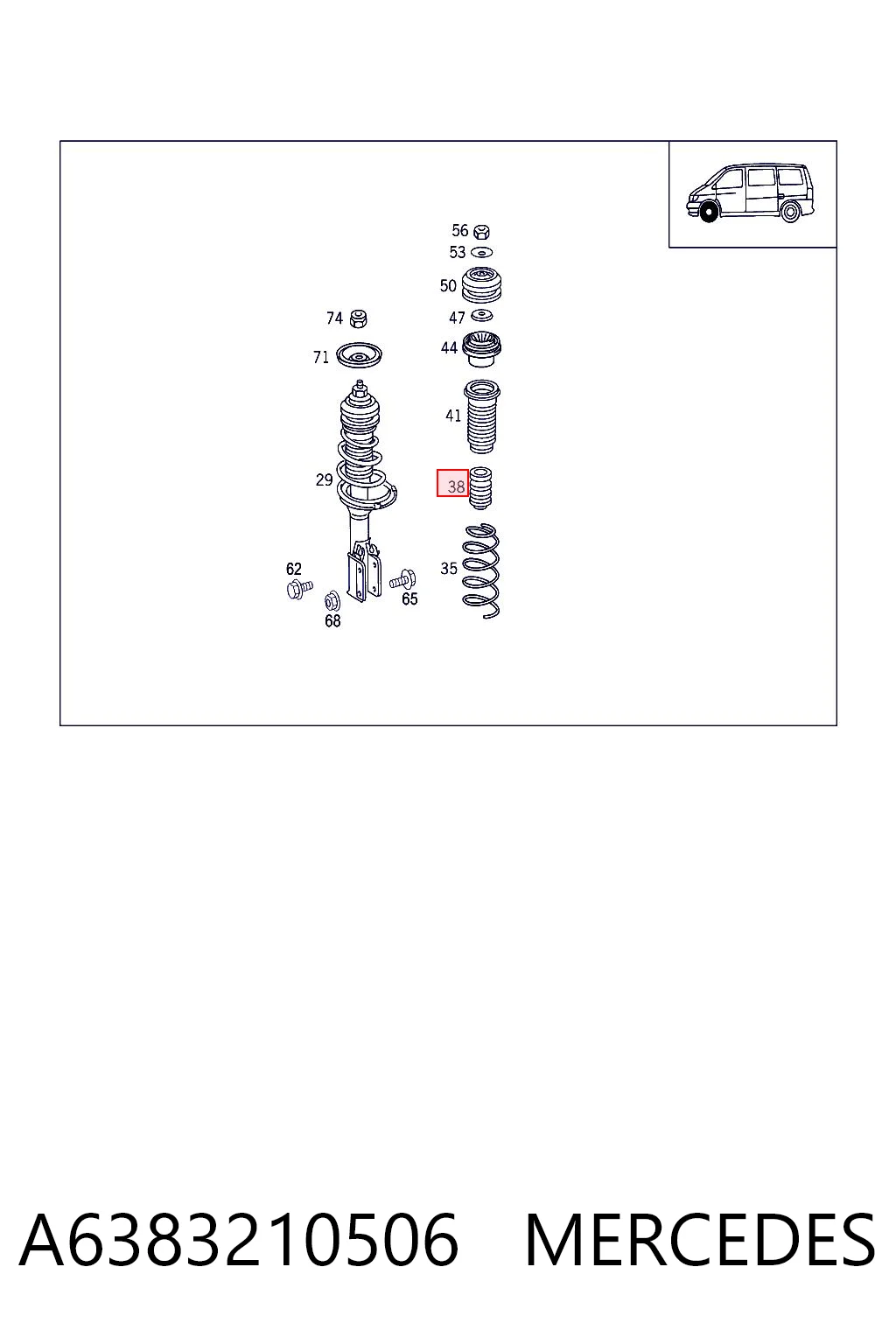 A6383210506 Mercedes