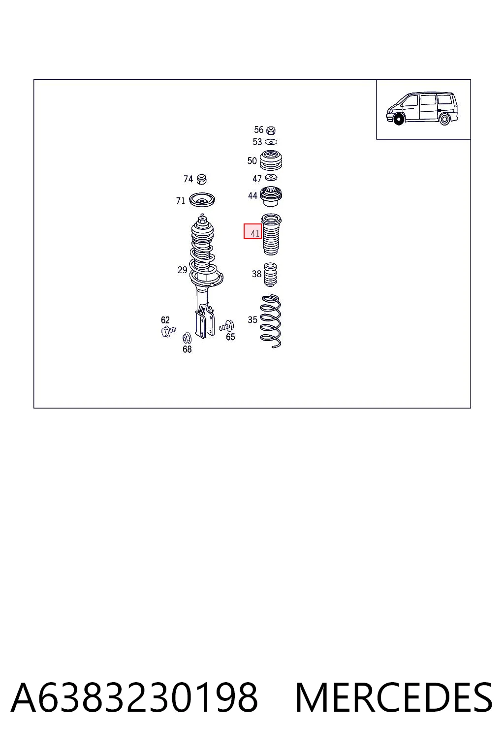 A6383230198 Mercedes
