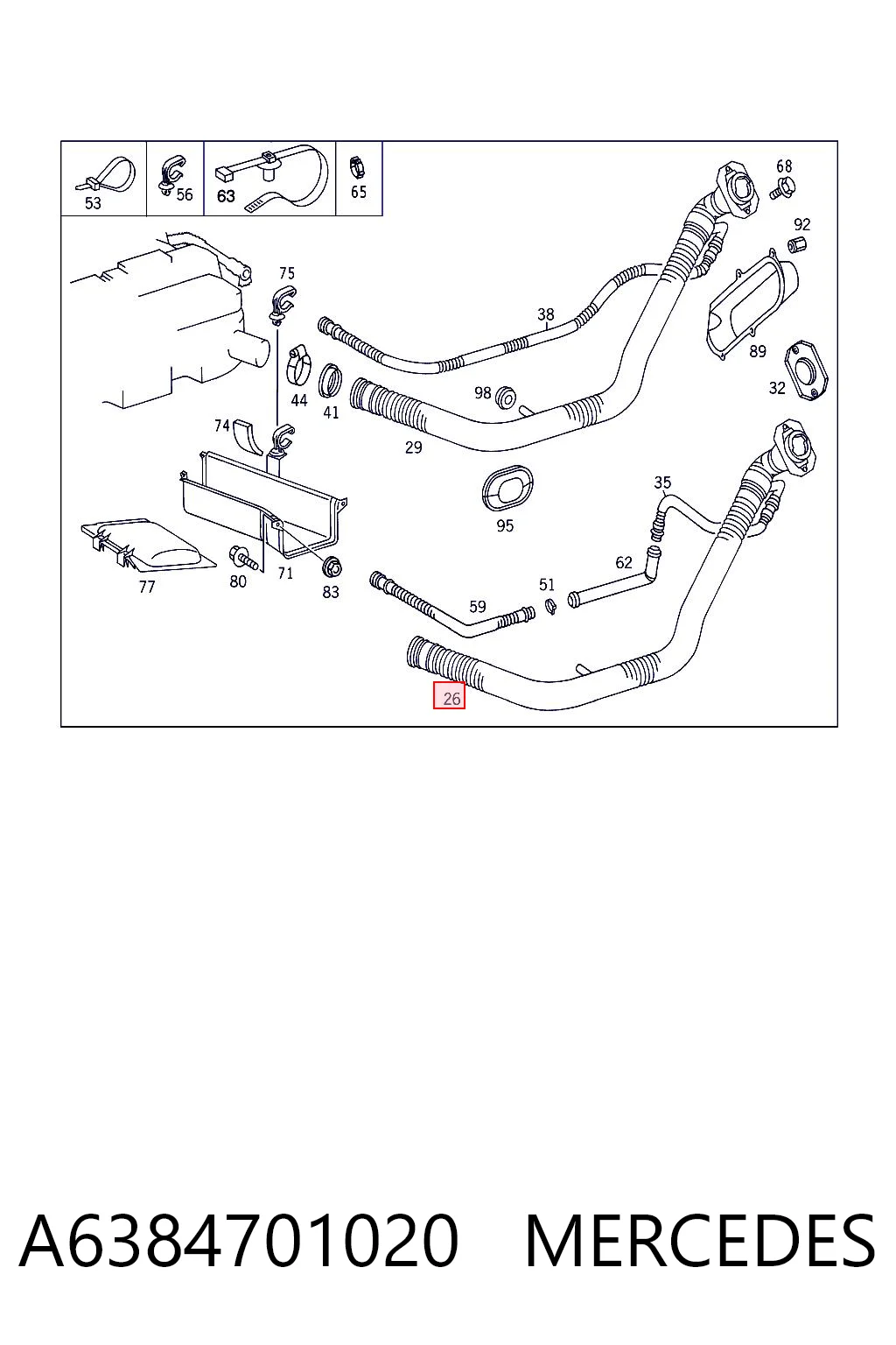 A6384701020 Mercedes