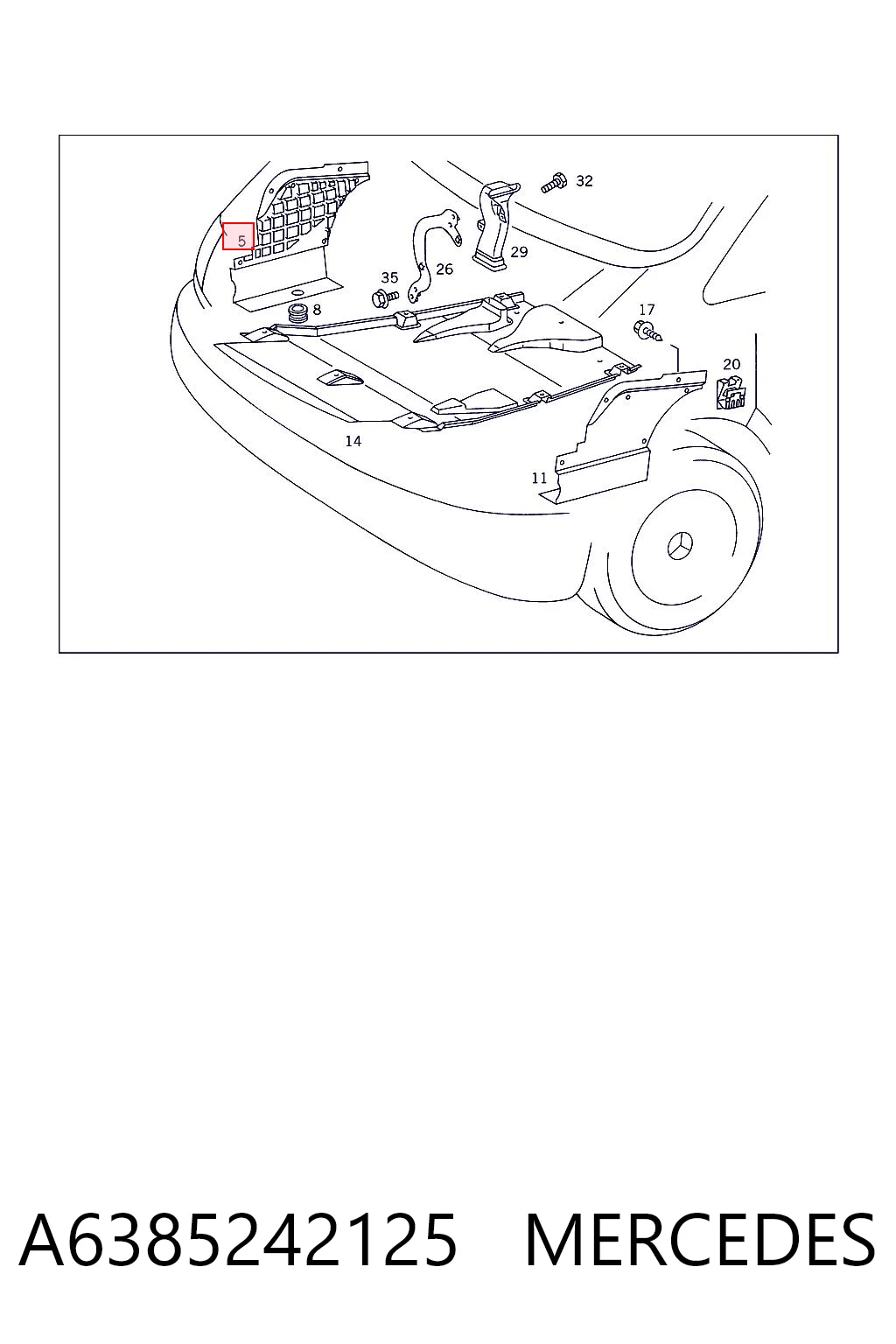 A6385242125 Mercedes