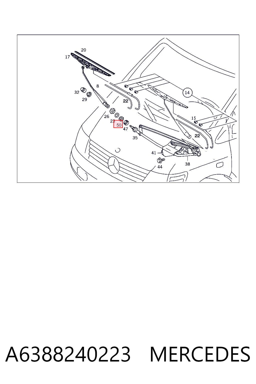 A6388240223 Mercedes
