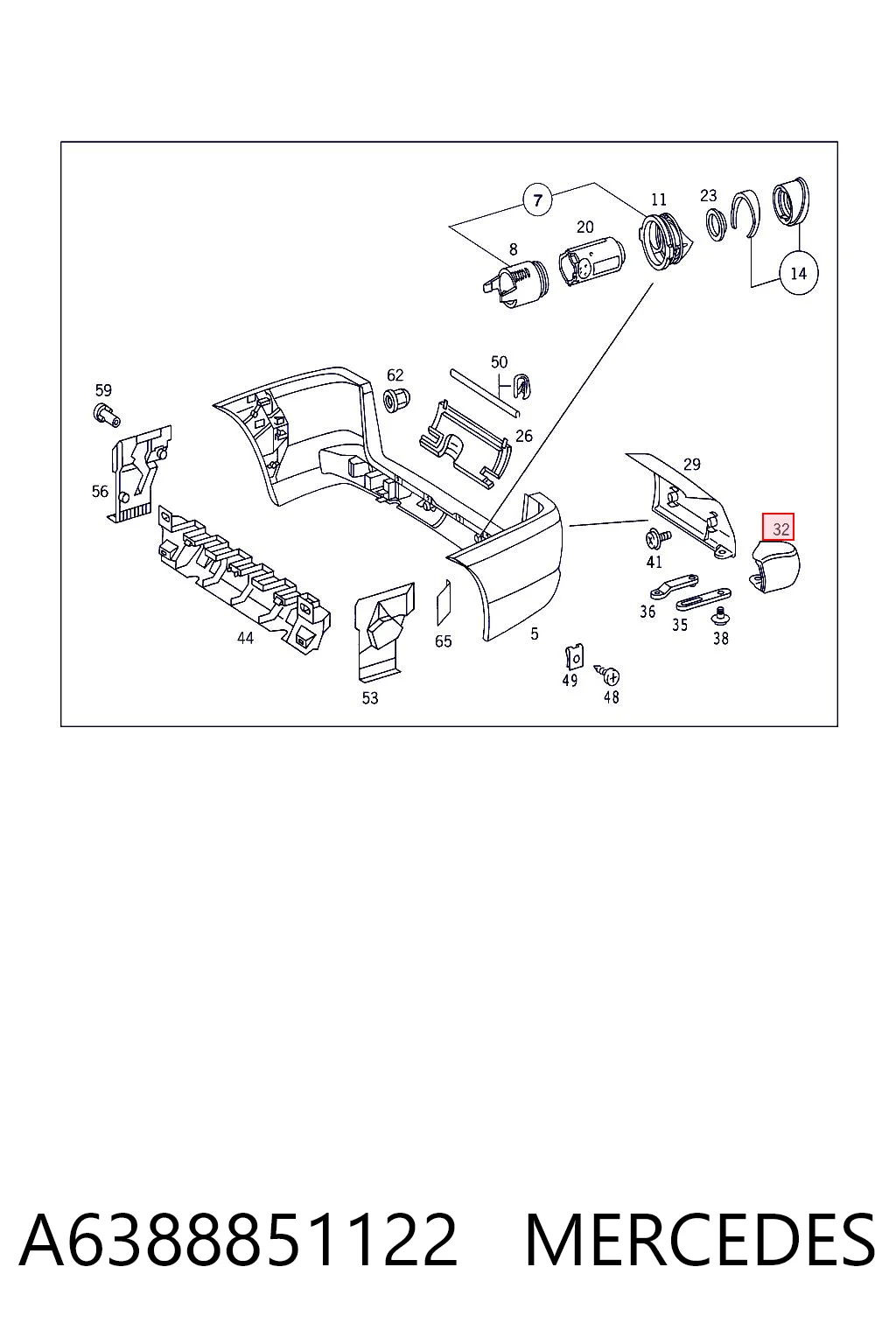 A6388851122 Mercedes